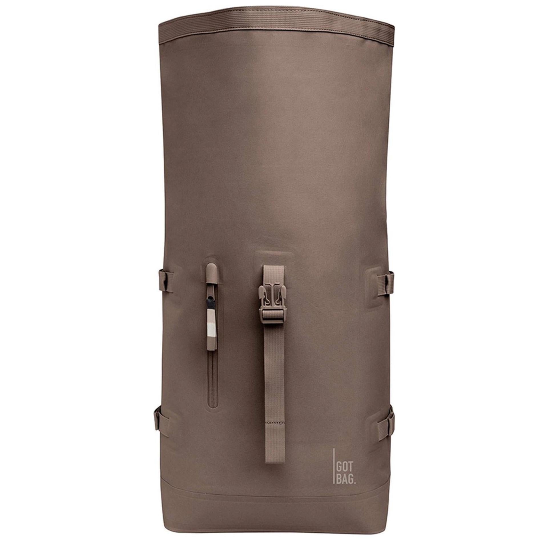 Got Bag ROLLTOP 2.0 Backpack Rucksack 15" monochrome oyster braun