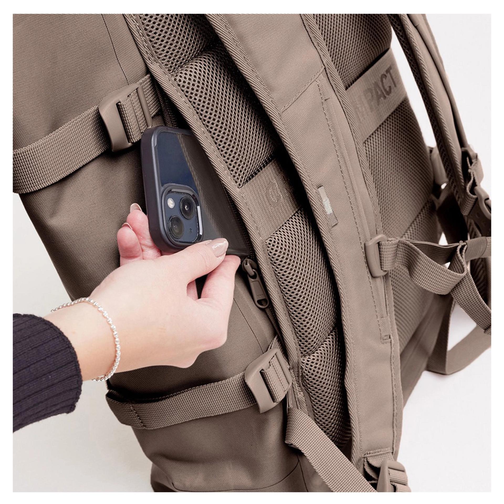 Got Bag ROLLTOP 2.0 Backpack Rucksack 15" monochrome oyster braun