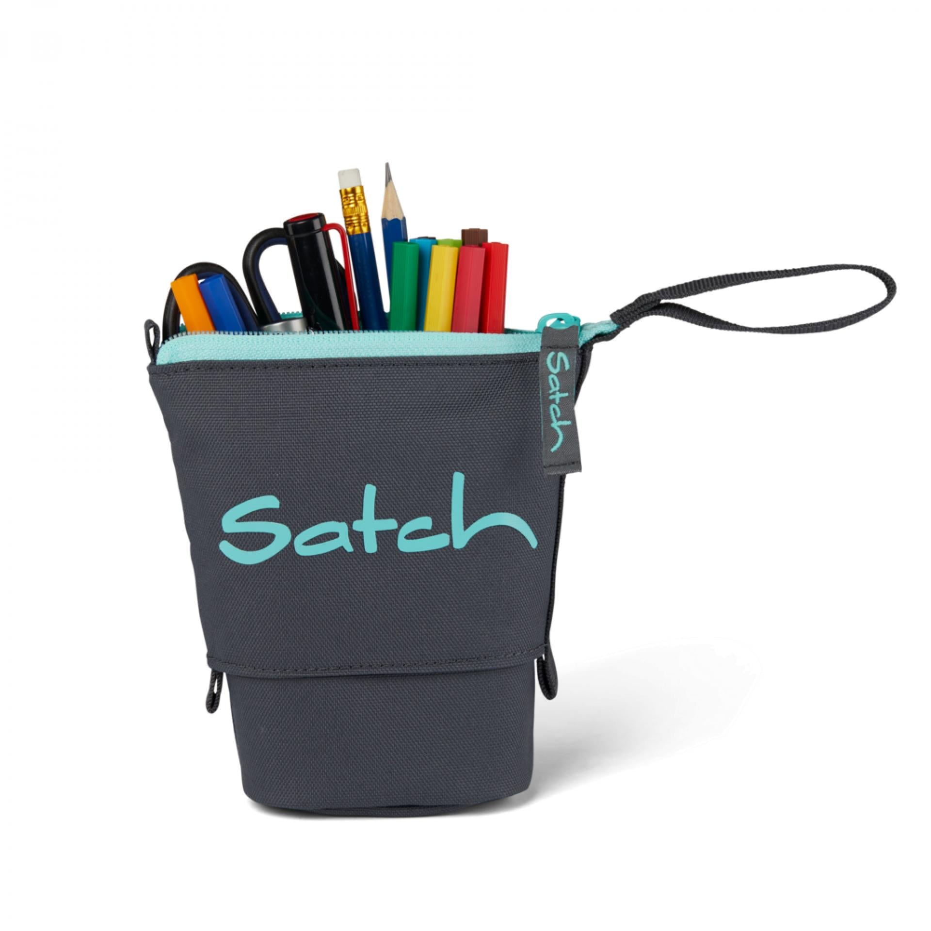 Satch Federmäppchen Pencil Slider - Farbe: Mint Phantom