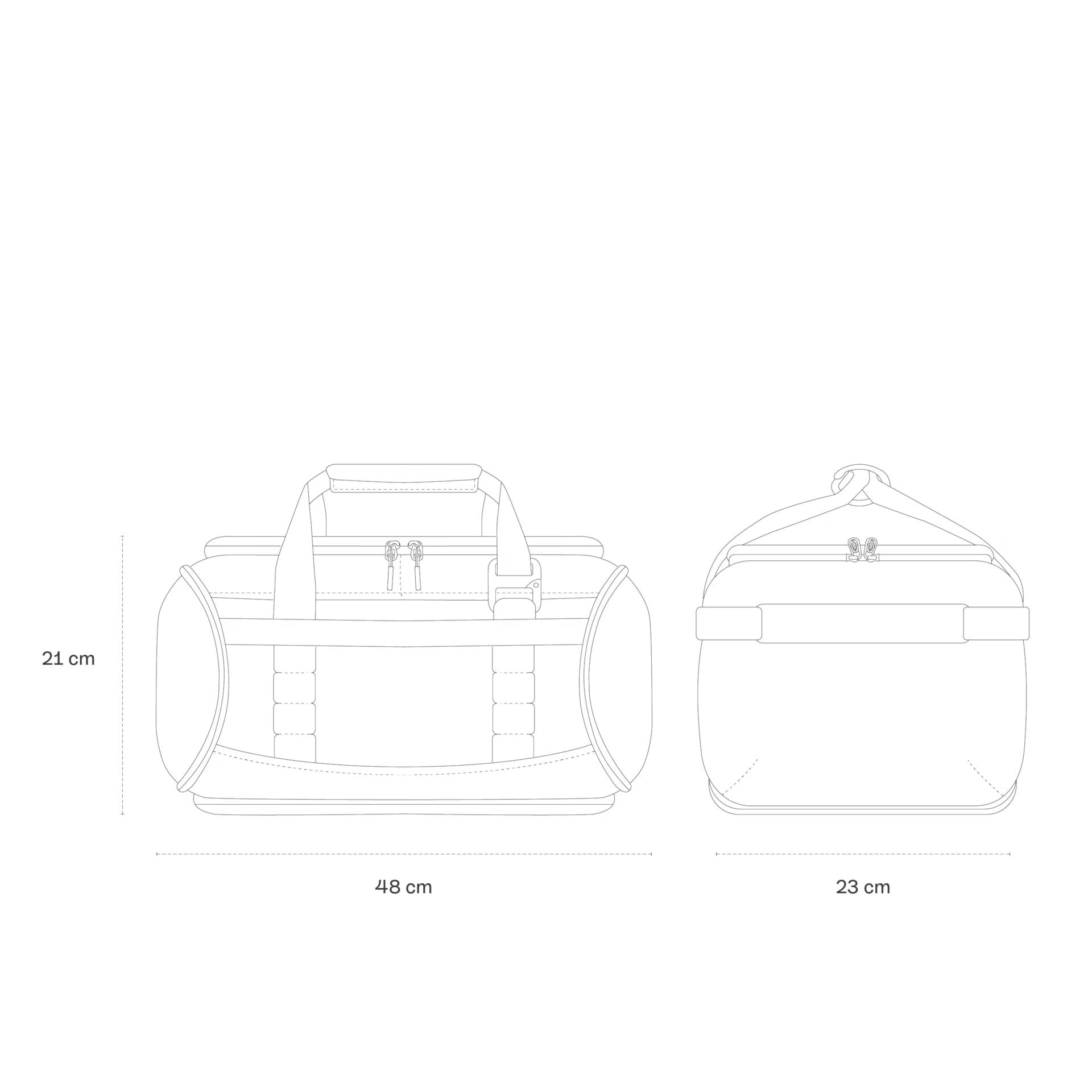 Kapten & Son Rucksack Reisetasche Lisbon Duffle S Backpack All Back