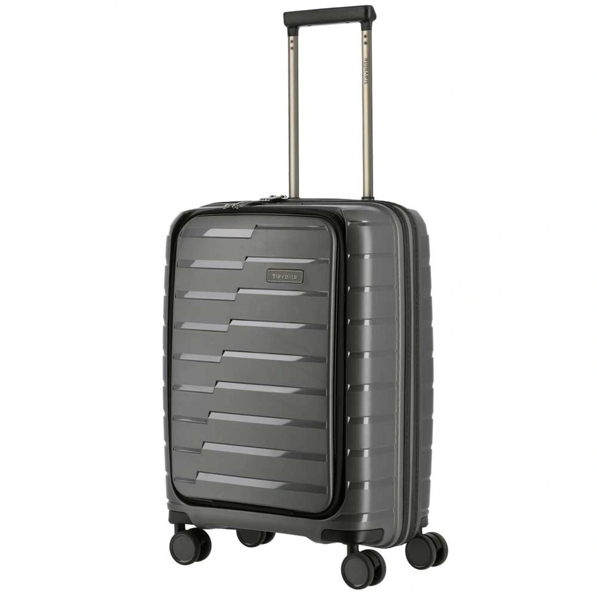 Travelite AIR BASE 4w Trolley S Vortasche Anthrazit