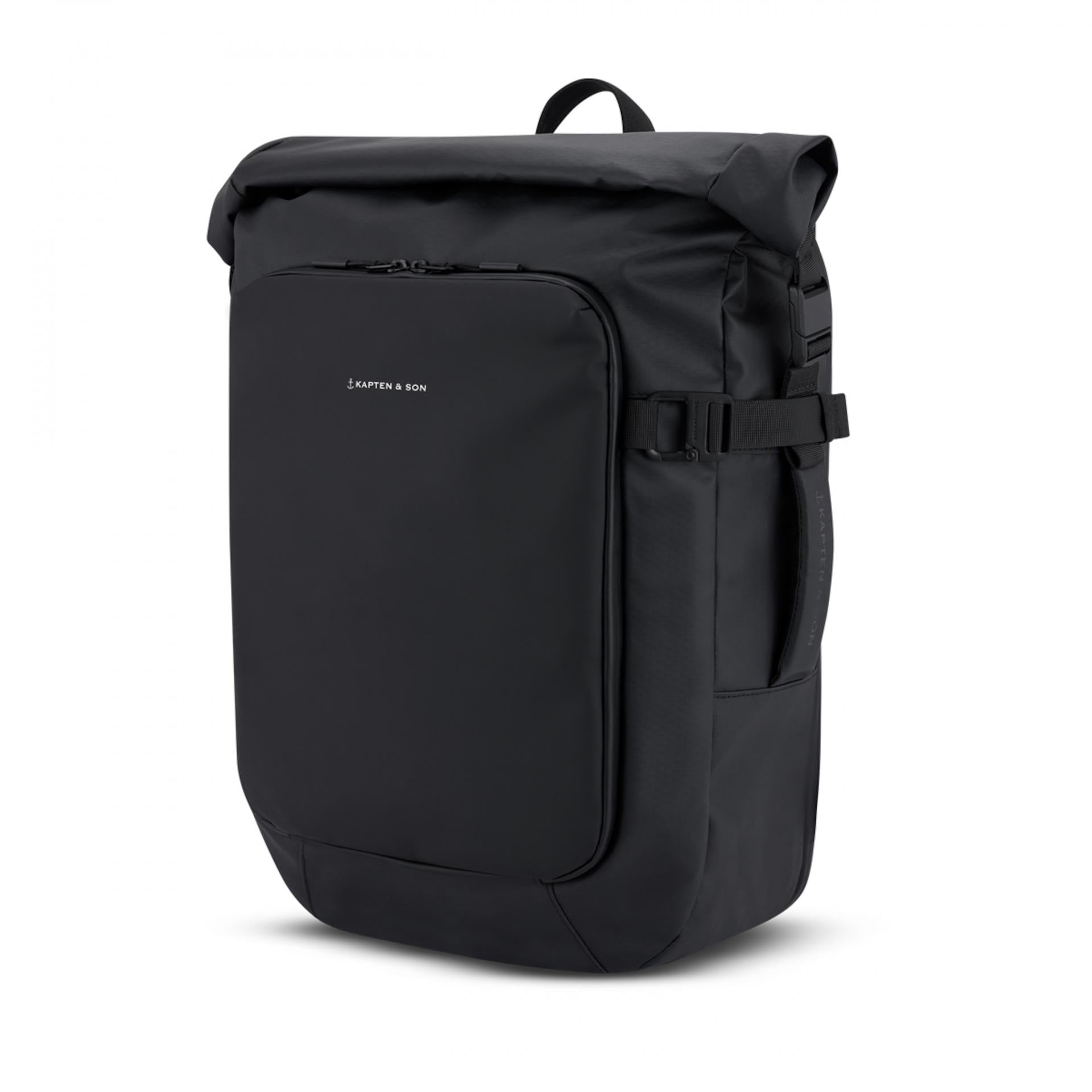 Kapten and Son Rucksack LISBON ALL BLACK