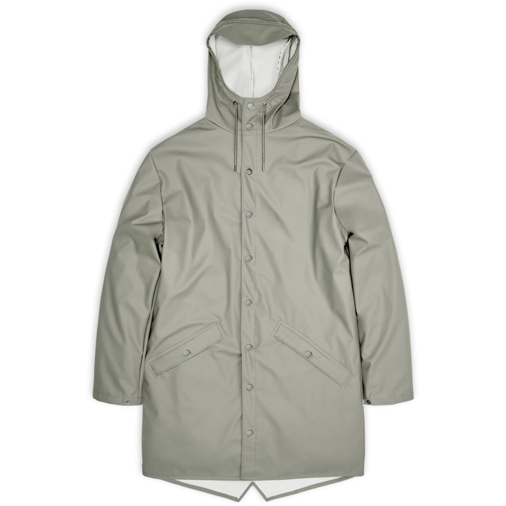 Rains Long Jacket 80 Cement XS