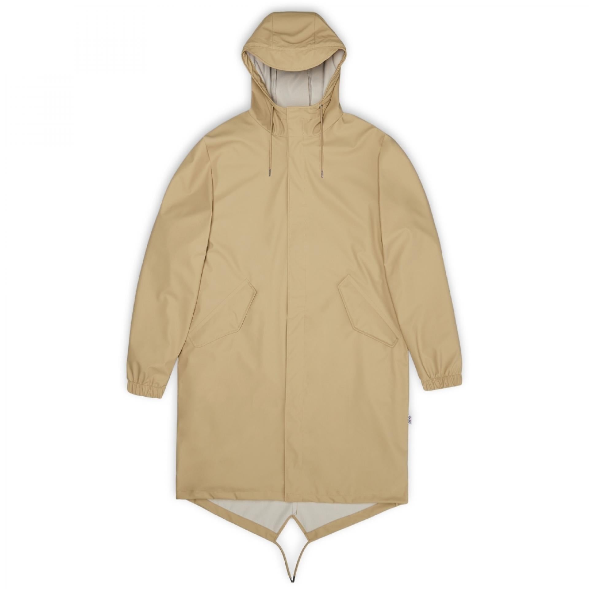 Rains Jacke Fishtail Parka W3 18140-24-L Beige Sand