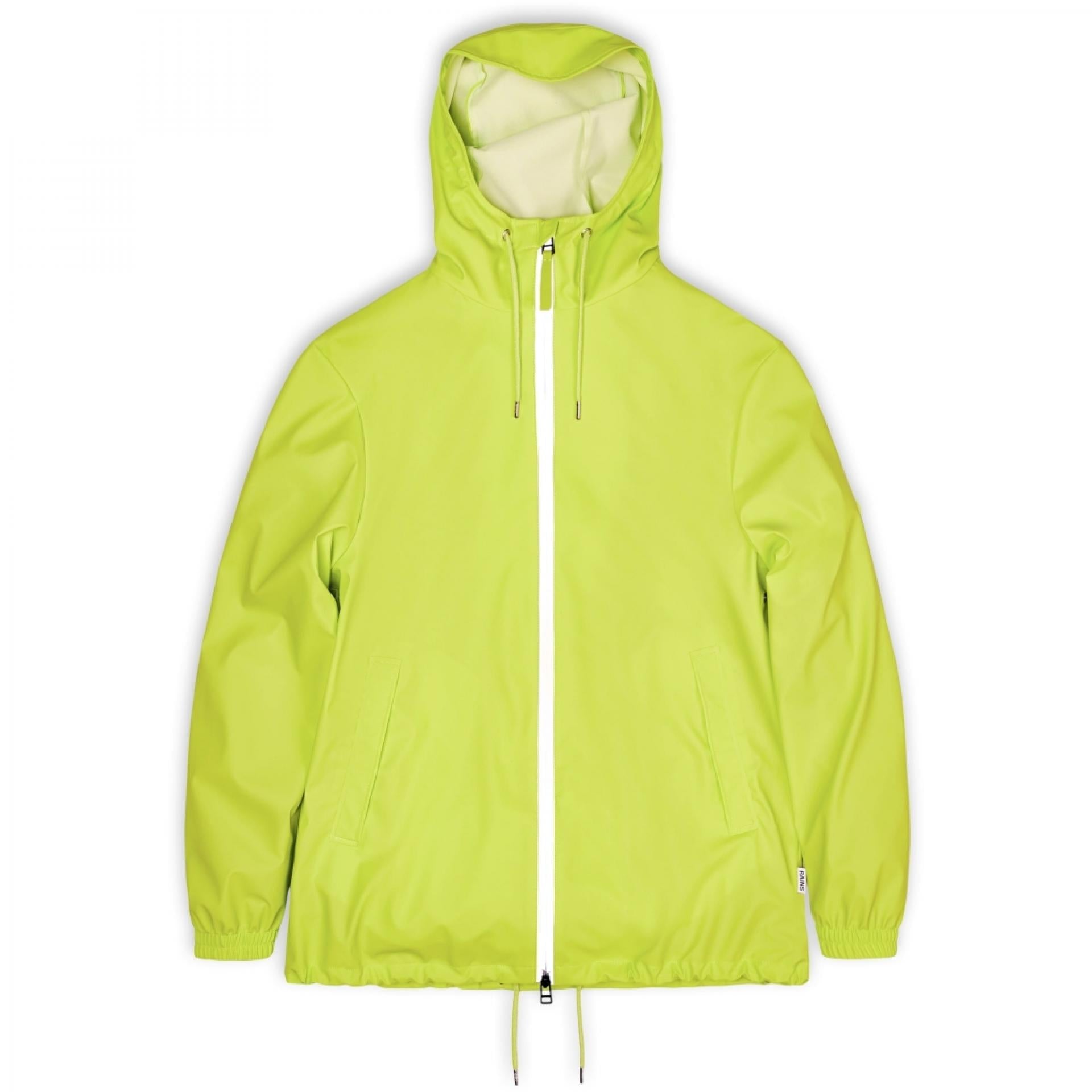 Rains Storm Breaker Reflective Digital Lime XL
