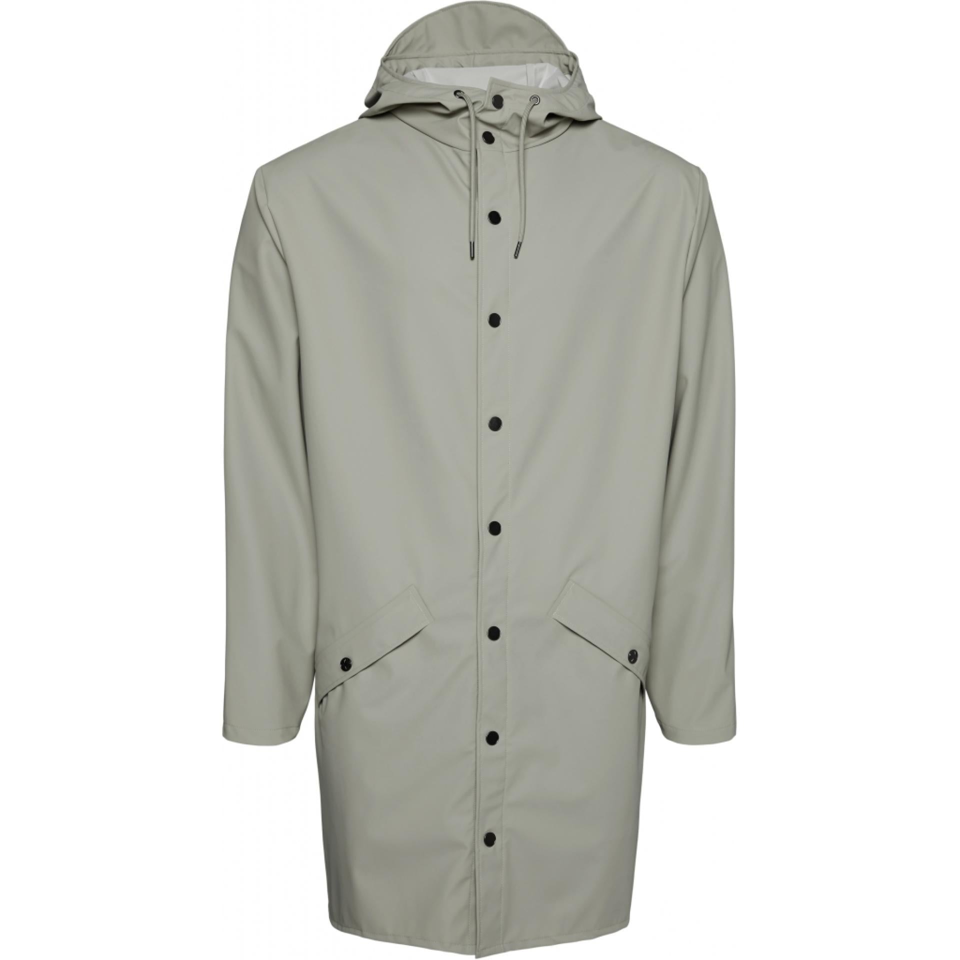 Rains Long Jacket 80 Cement XS