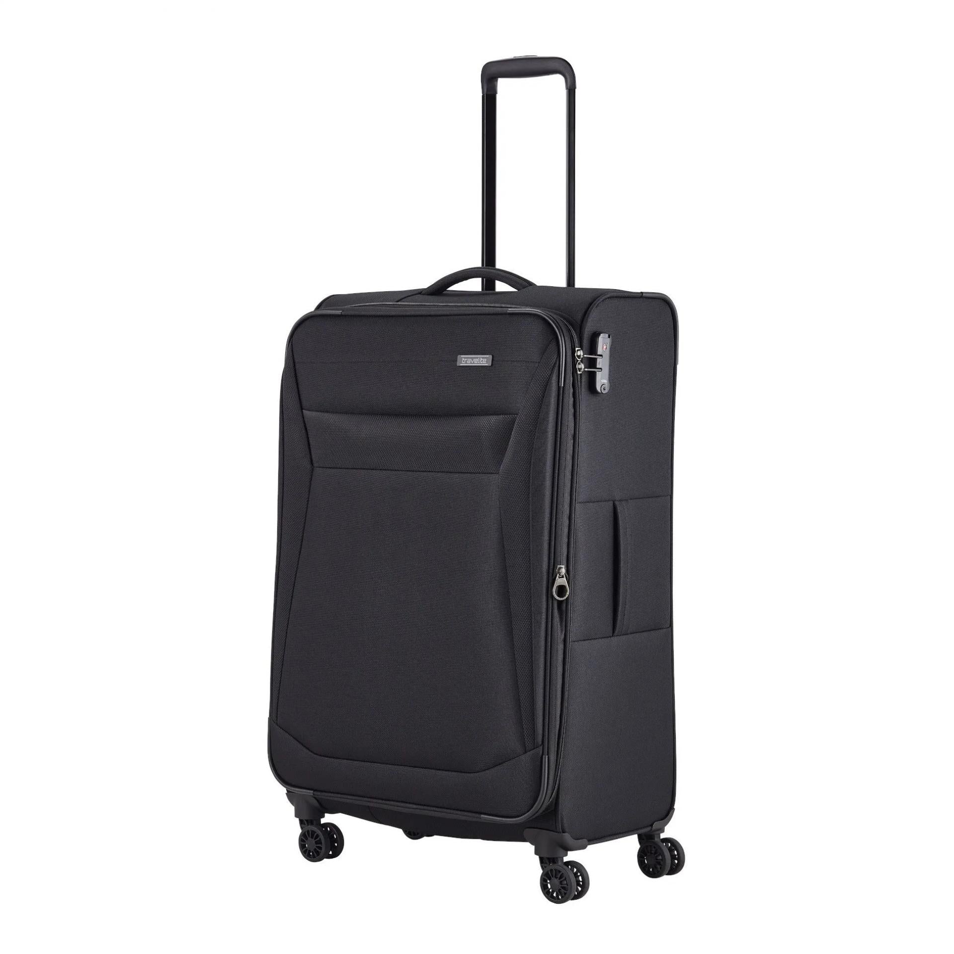 Travelite CHIOS 4w Trolley L Schwarz