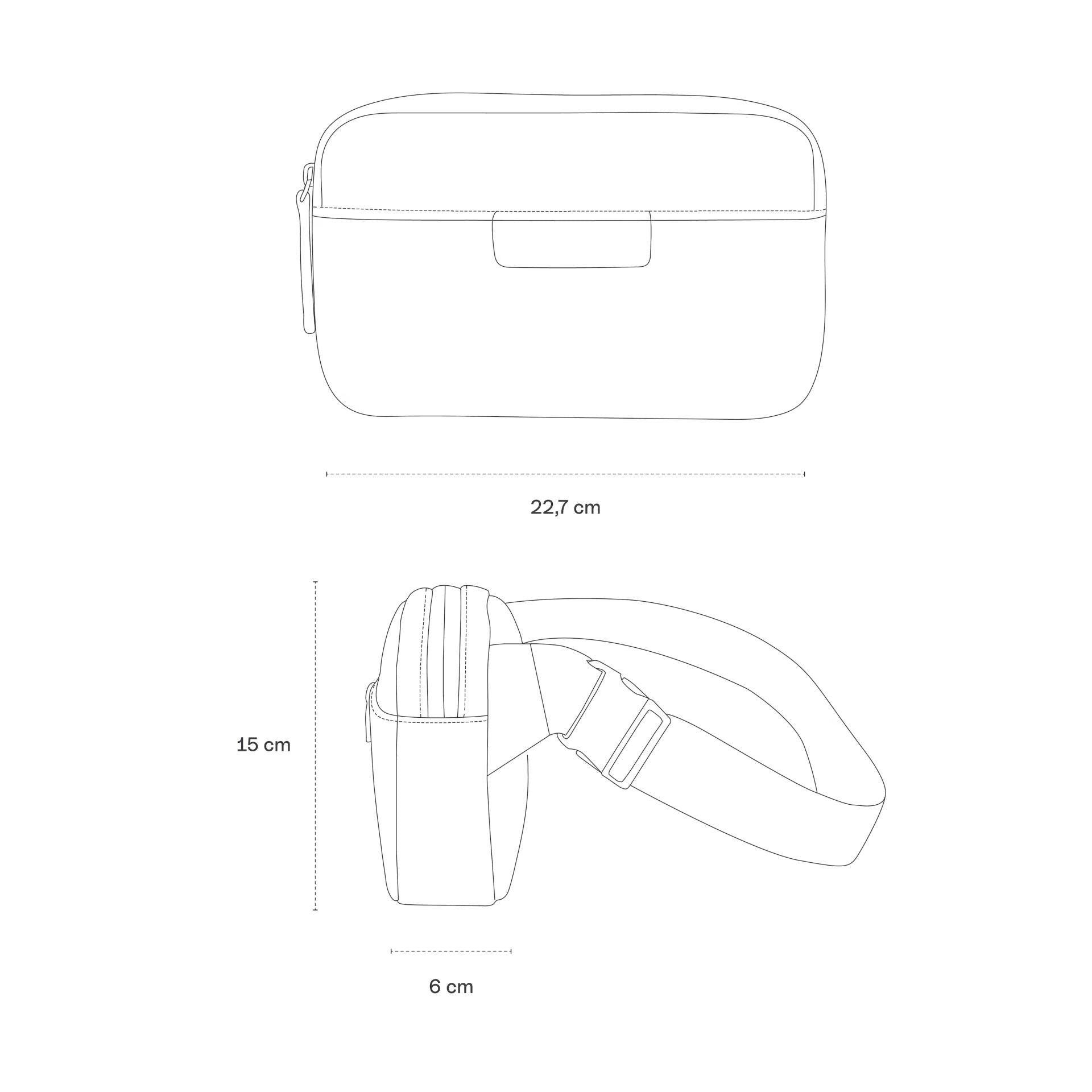 Kapten & Son Bergen Pro Crossbody Leo Dark Grey