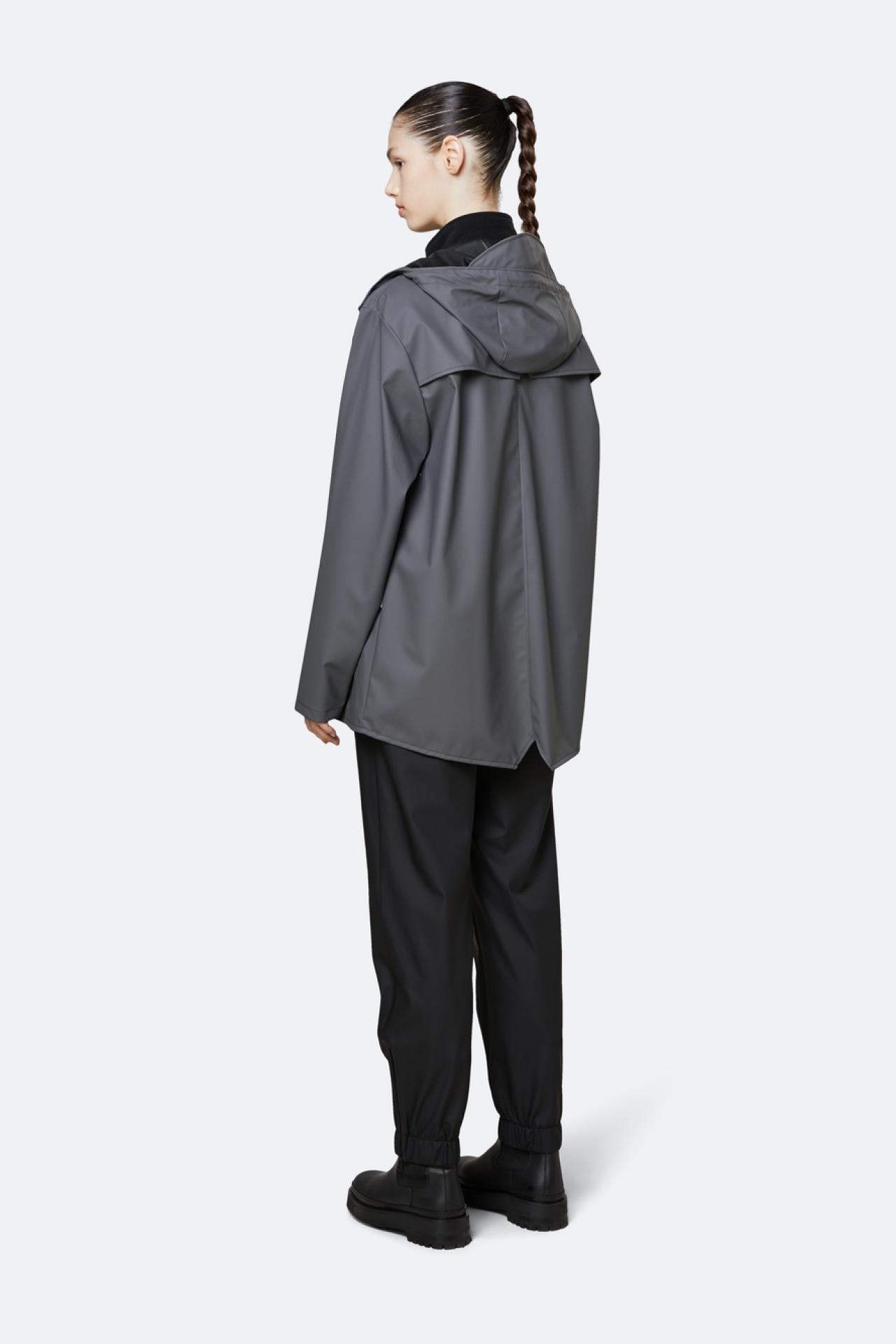 Rains Regenjacke Jacket 1201 Charcoal - Größe: XXS/XS
