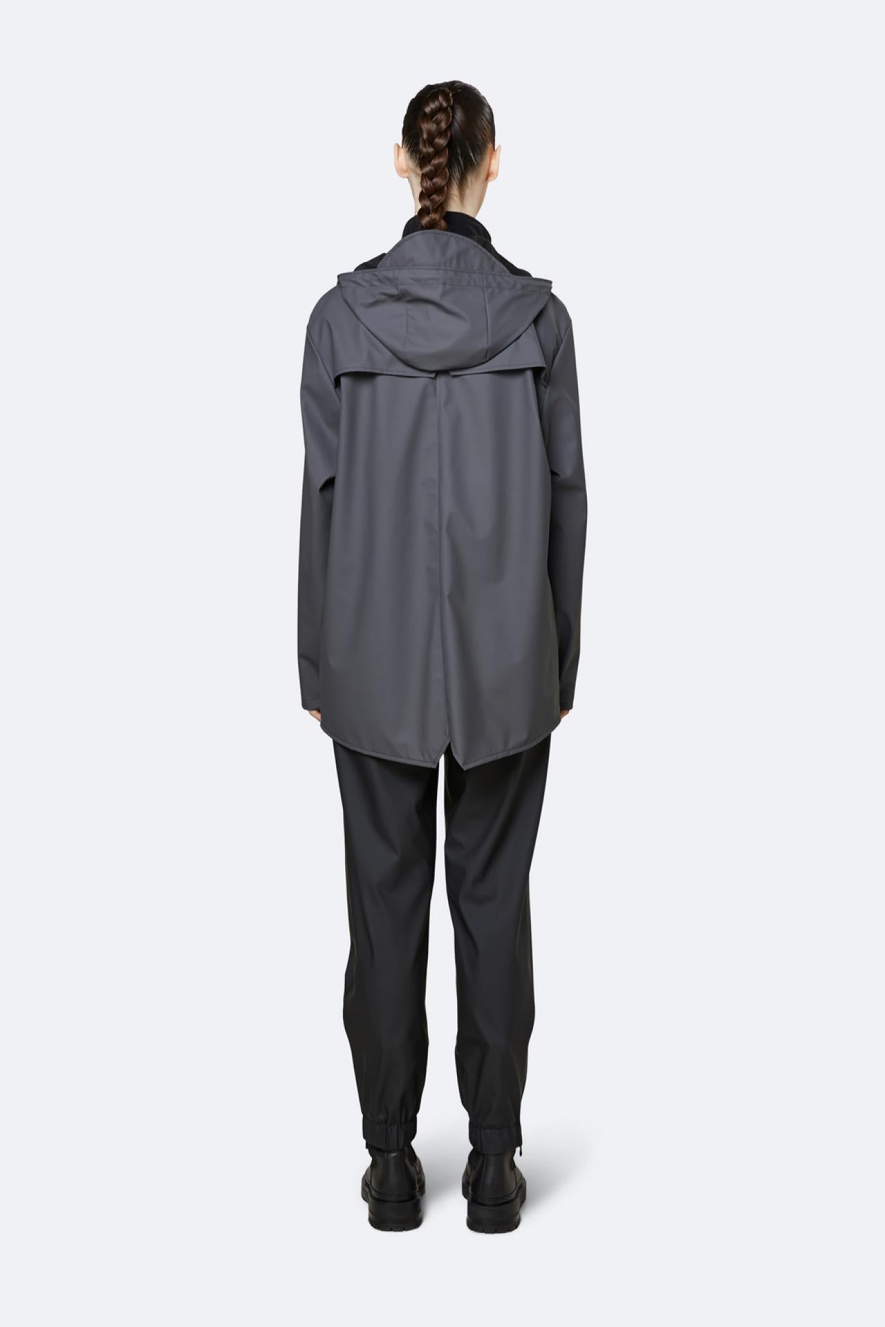 Rains Regenjacke Jacket 1201 Charcoal - Größe: XXS/XS