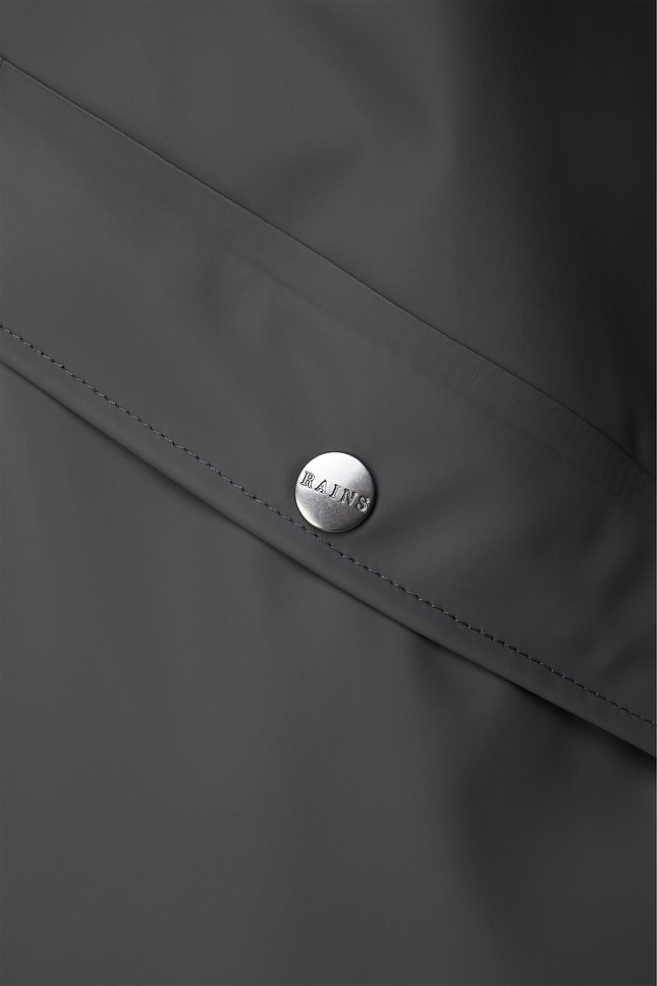 Rains Regenjacke Jacket 1201 Charcoal - Größe: XXS/XS