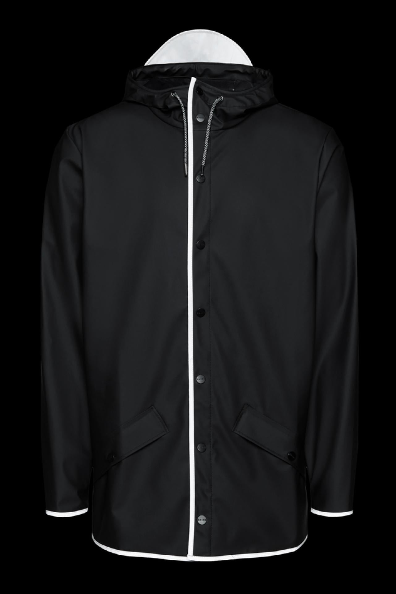 Rains Regenjacke Jacket 1201 XXS/XS Black Reflective