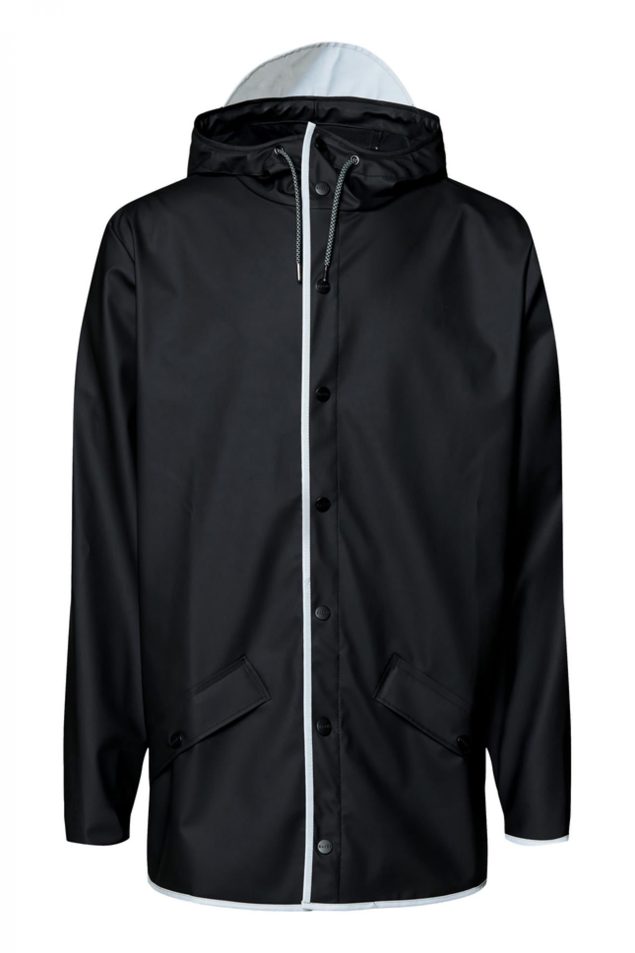 Rains Regenjacke Jacket 1201 XXS/XS Black Reflective