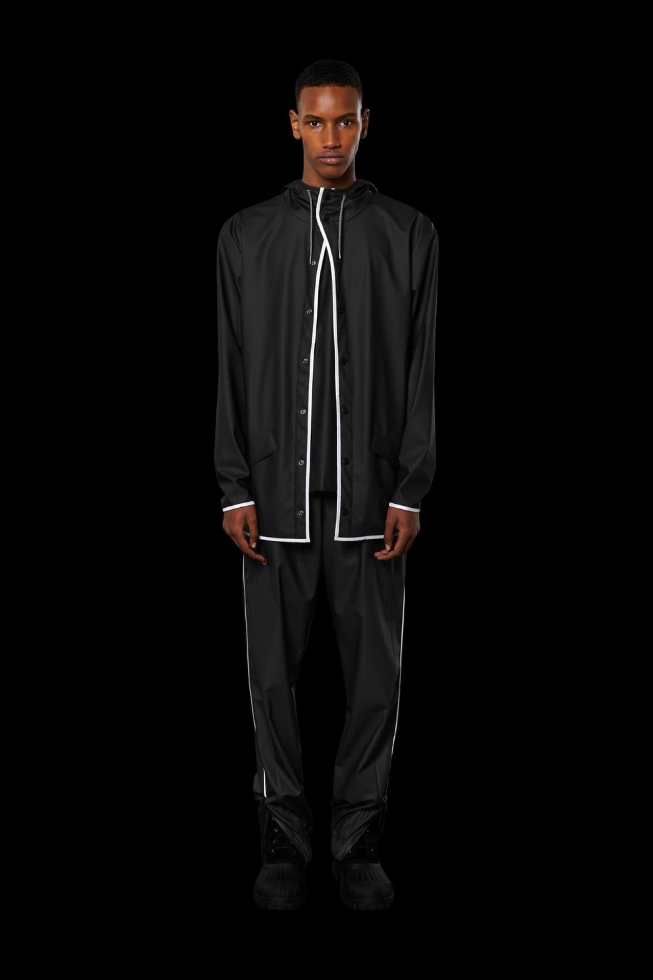 Rains Regenjacke Jacket 1201 XXS/XS Black Reflective
