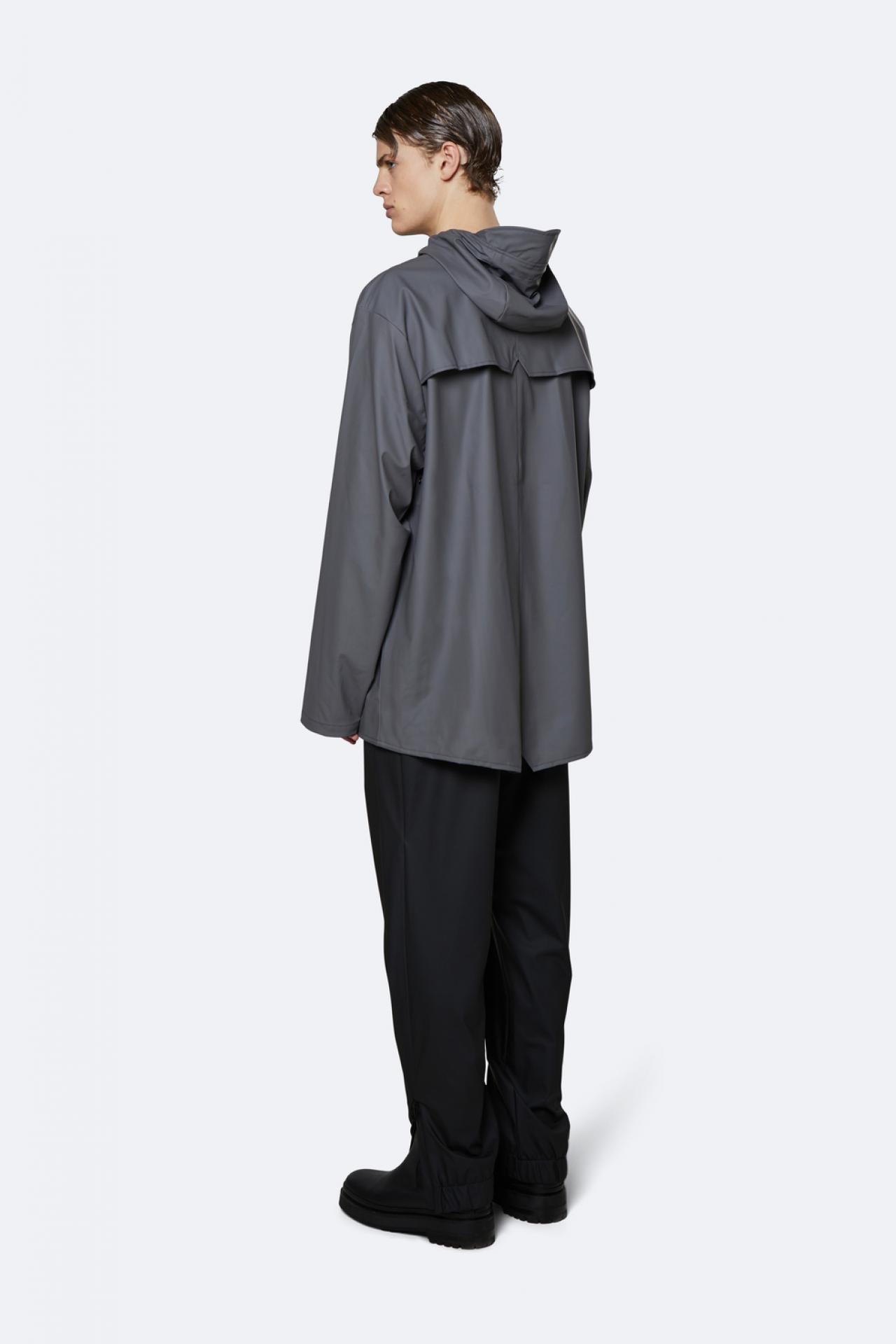 Rains Regenjacke Jacket 1201 Charcoal - Größe: XXS/XS