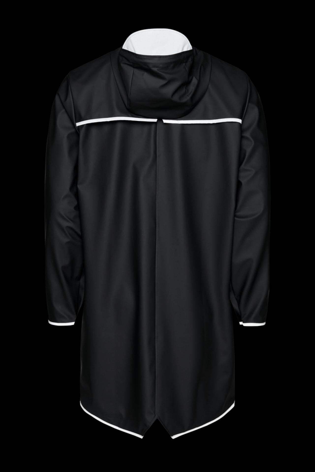 Rains Regenjacke Long Jacket 1202 XXS/XS Black Reflective