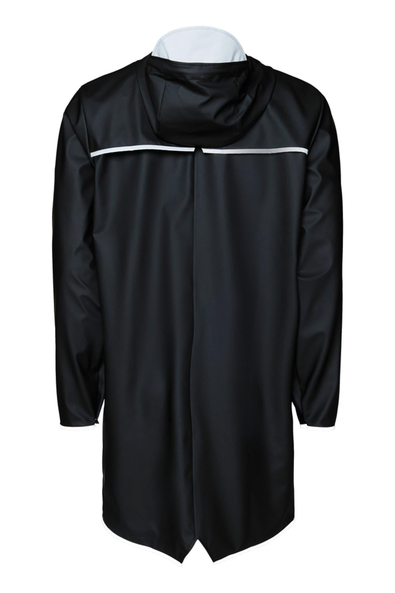 Rains Regenjacke Long Jacket 1202 XXS/XS Black Reflective