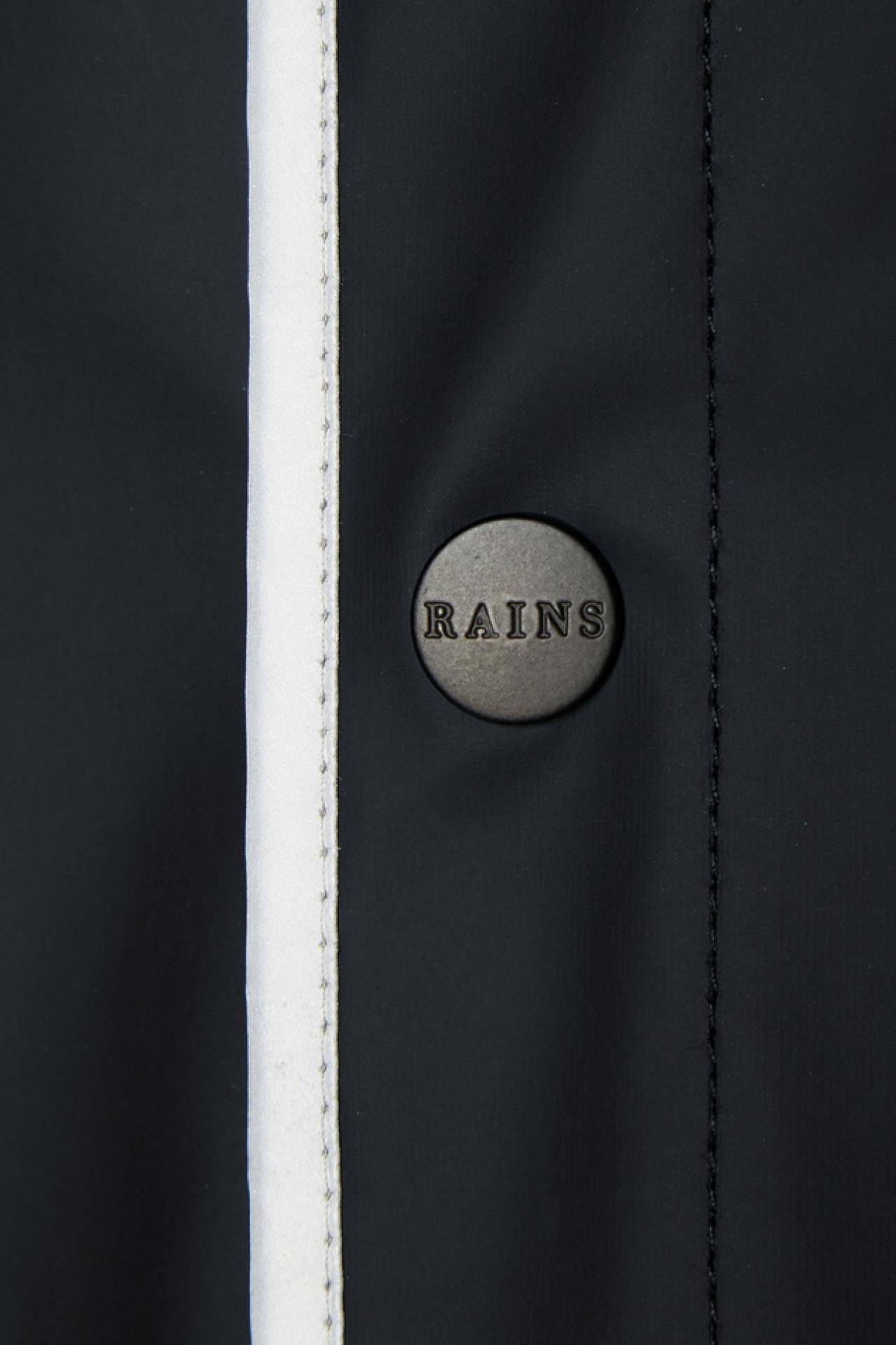 Rains Regenjacke Long Jacket 1202 XXS/XS Black Reflective