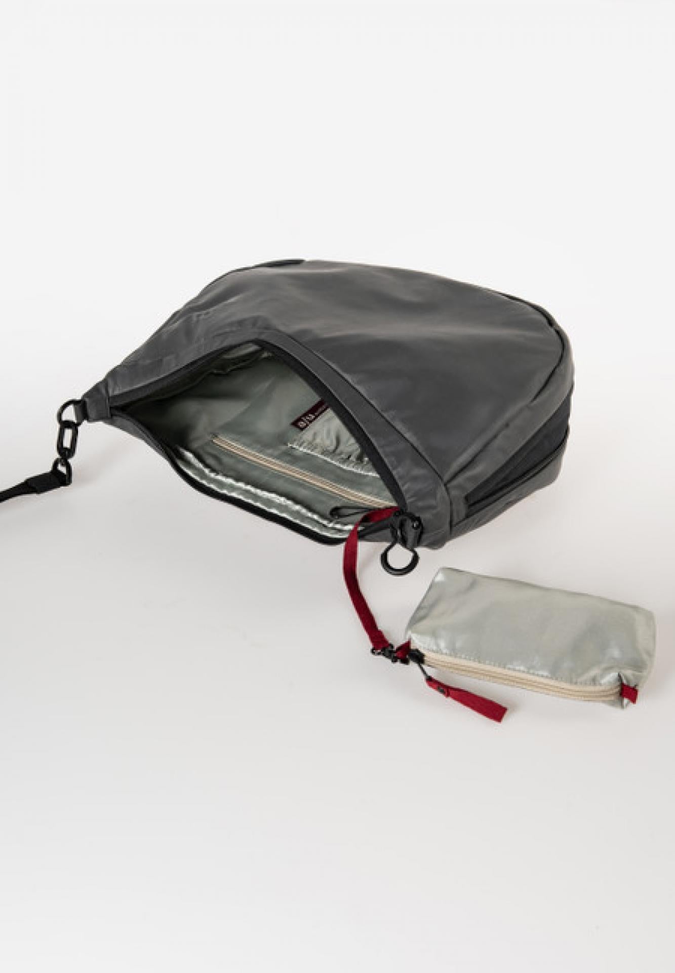 Aunts & Uncles Koyoshi RE Halfmoon Bag volcanic ash