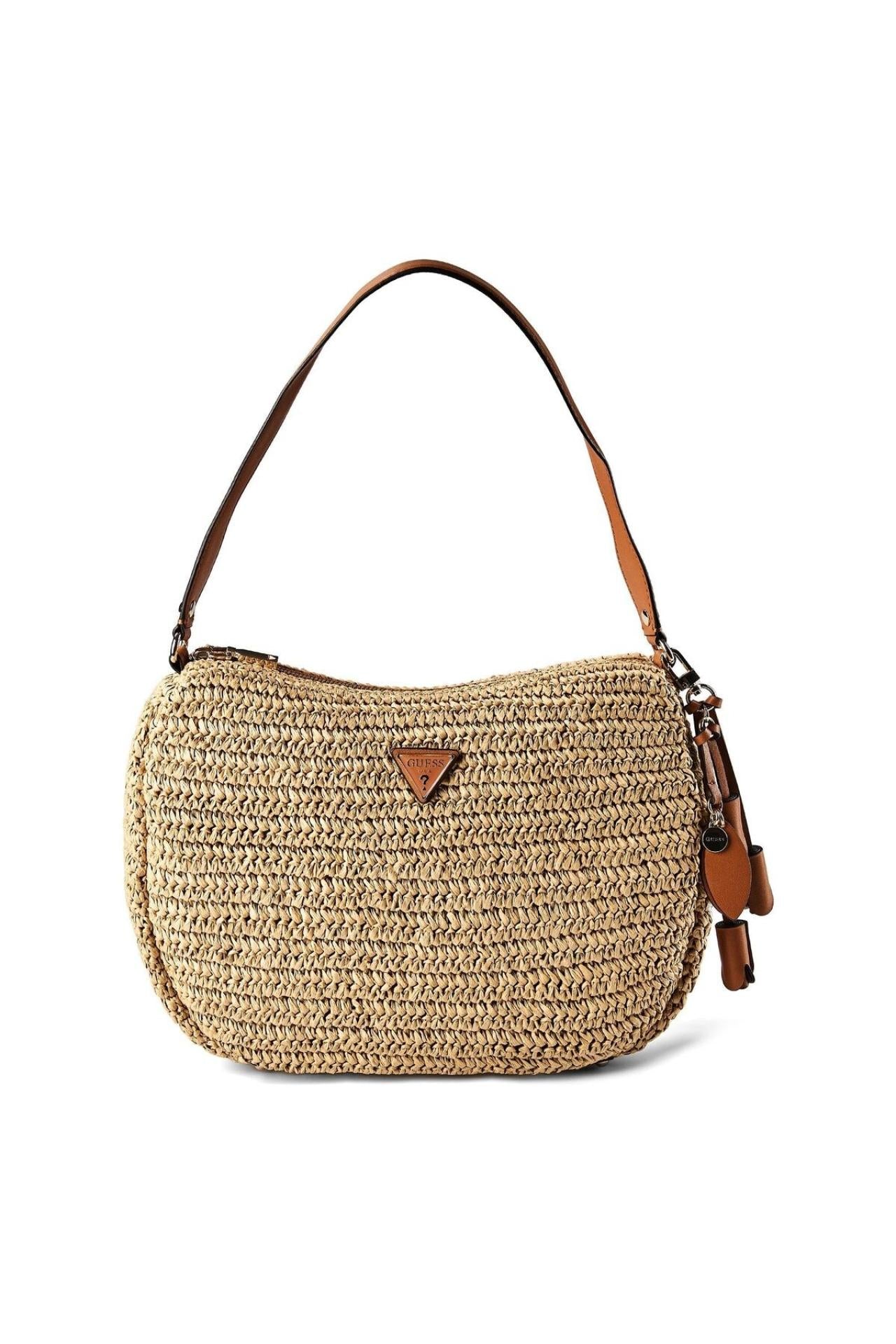 Guess OFELIA HOBO SHOULDER BAG Natural/ Cognac