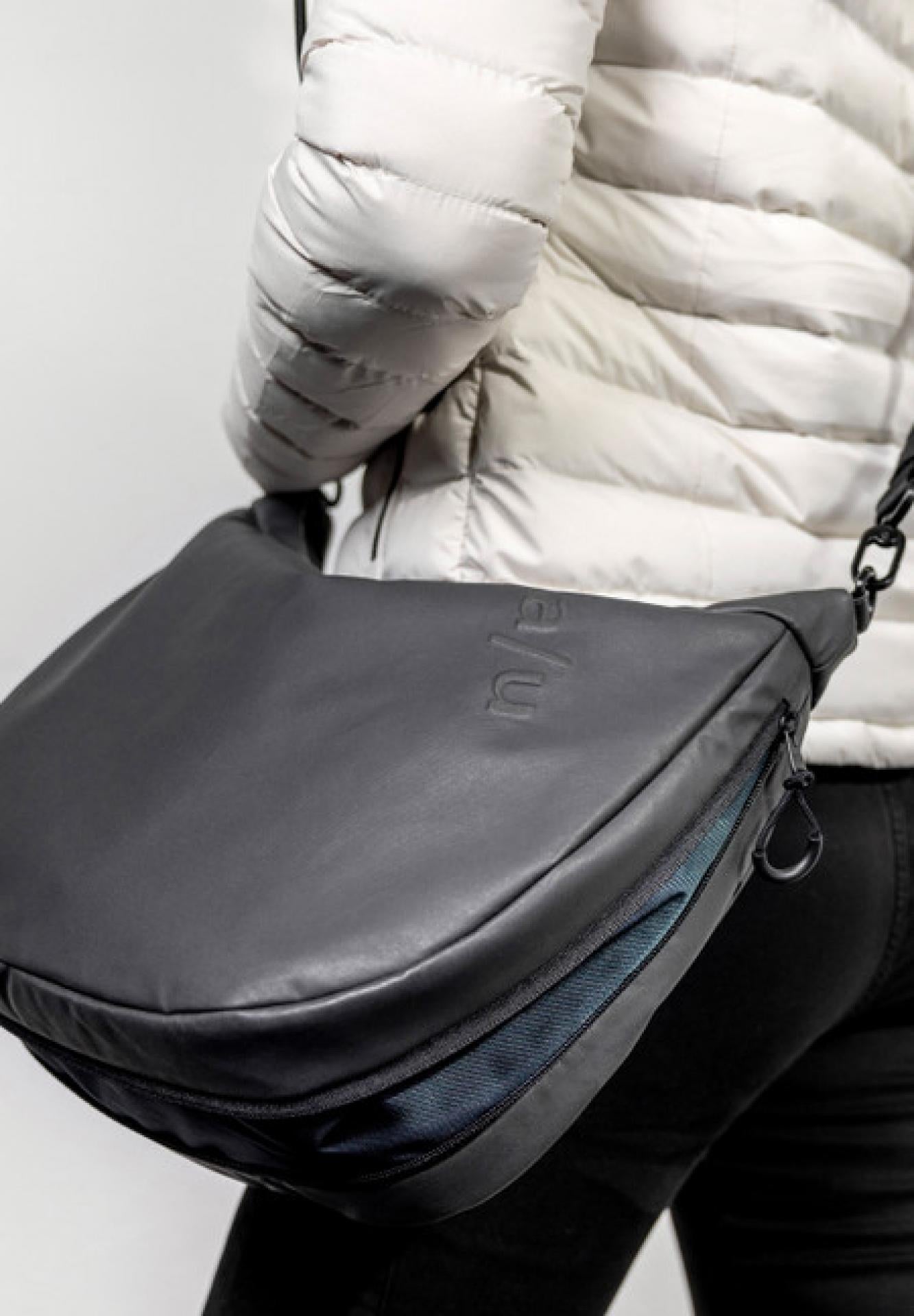 Aunts & Uncles Koyoshi RE Halfmoon Bag volcanic ash