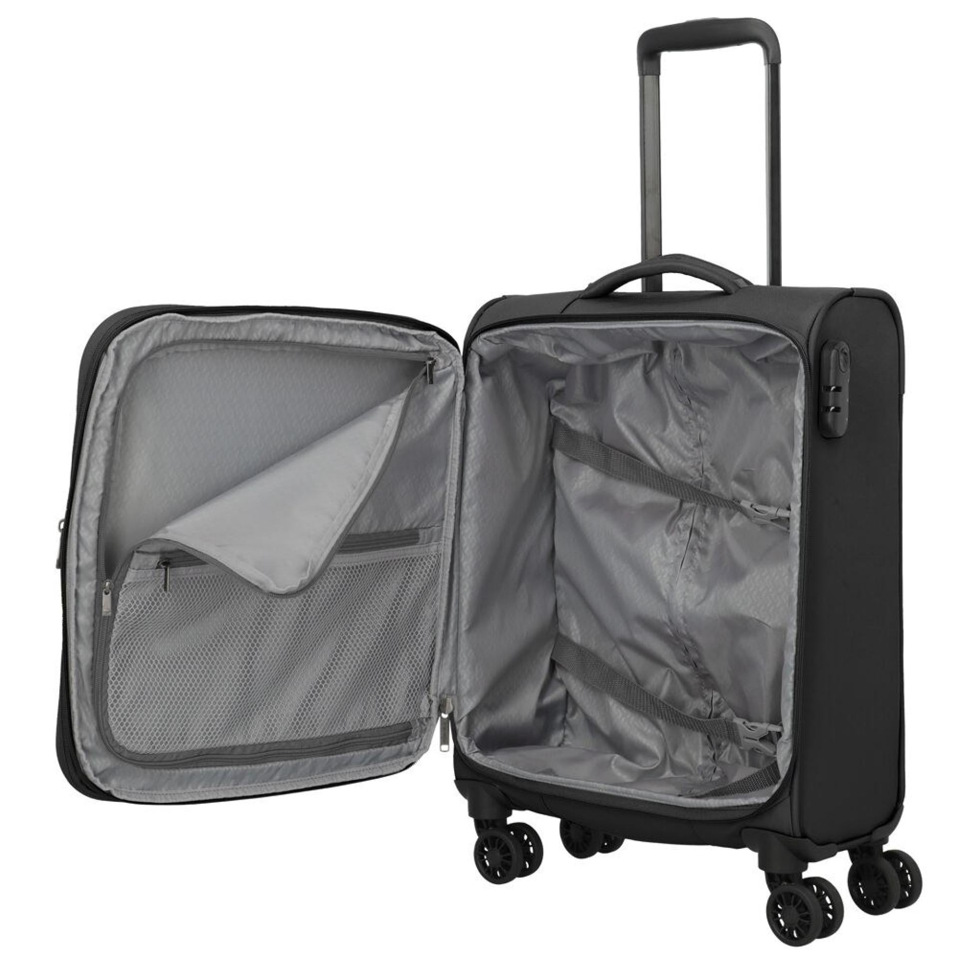 Travelite UMBRIA Trolley 4w S exp. Black