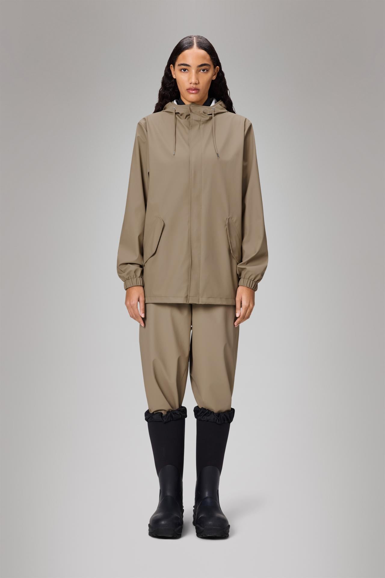 Rains Fishtail Jacket W3 Beige M