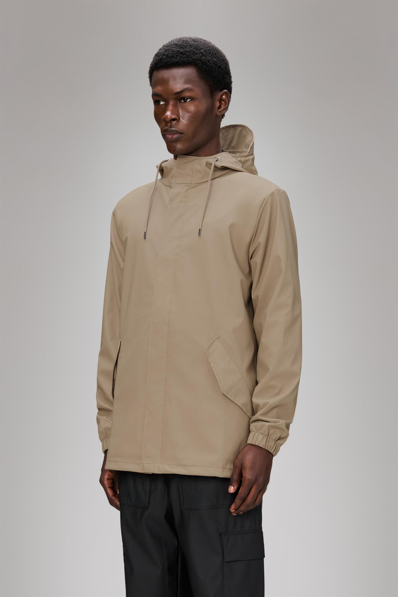 Rains Fishtail Jacket W3 Beige M