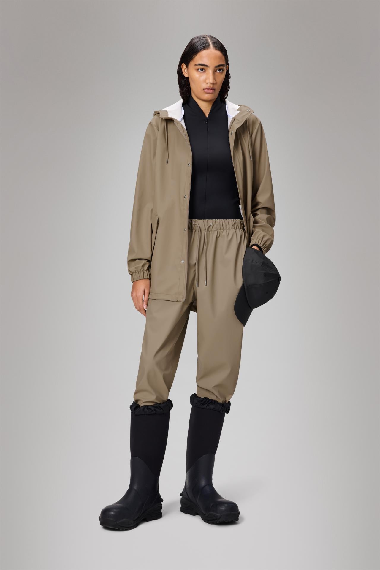 Rains Fishtail Jacket W3 Beige M