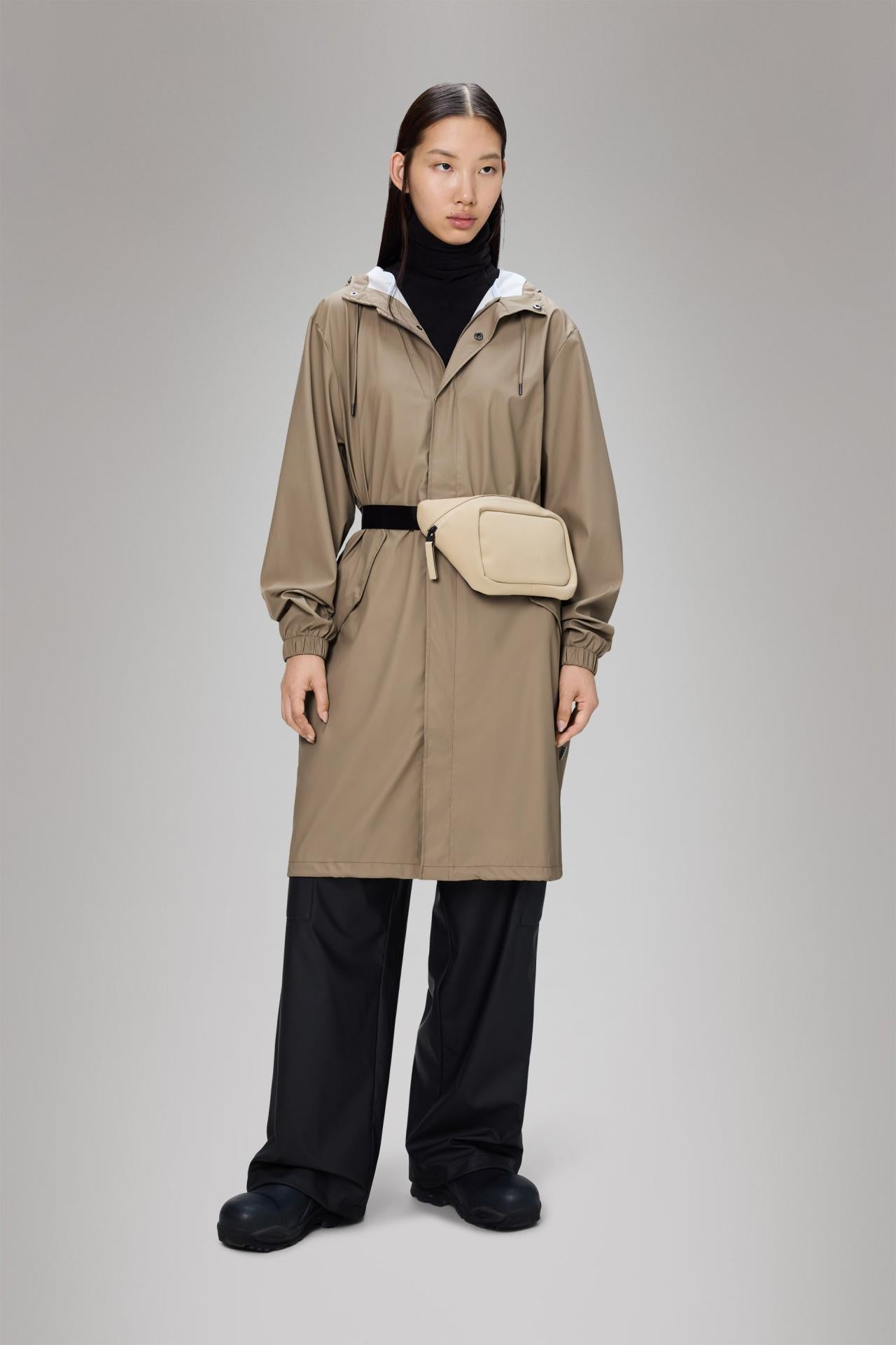 Rains Jacke Fishtail Parka W3 Beige M