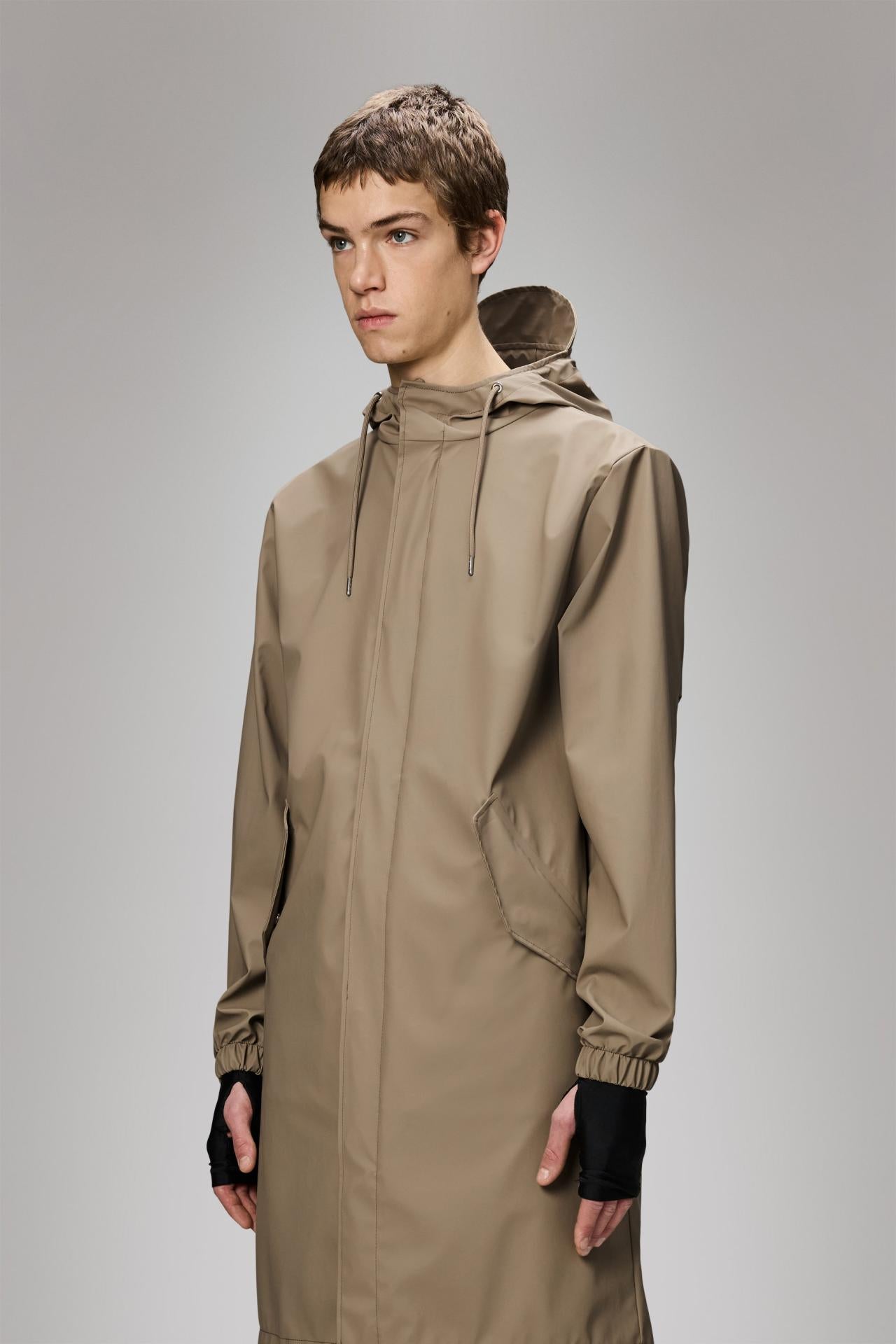 Rains Jacke Fishtail Parka W3 Beige M