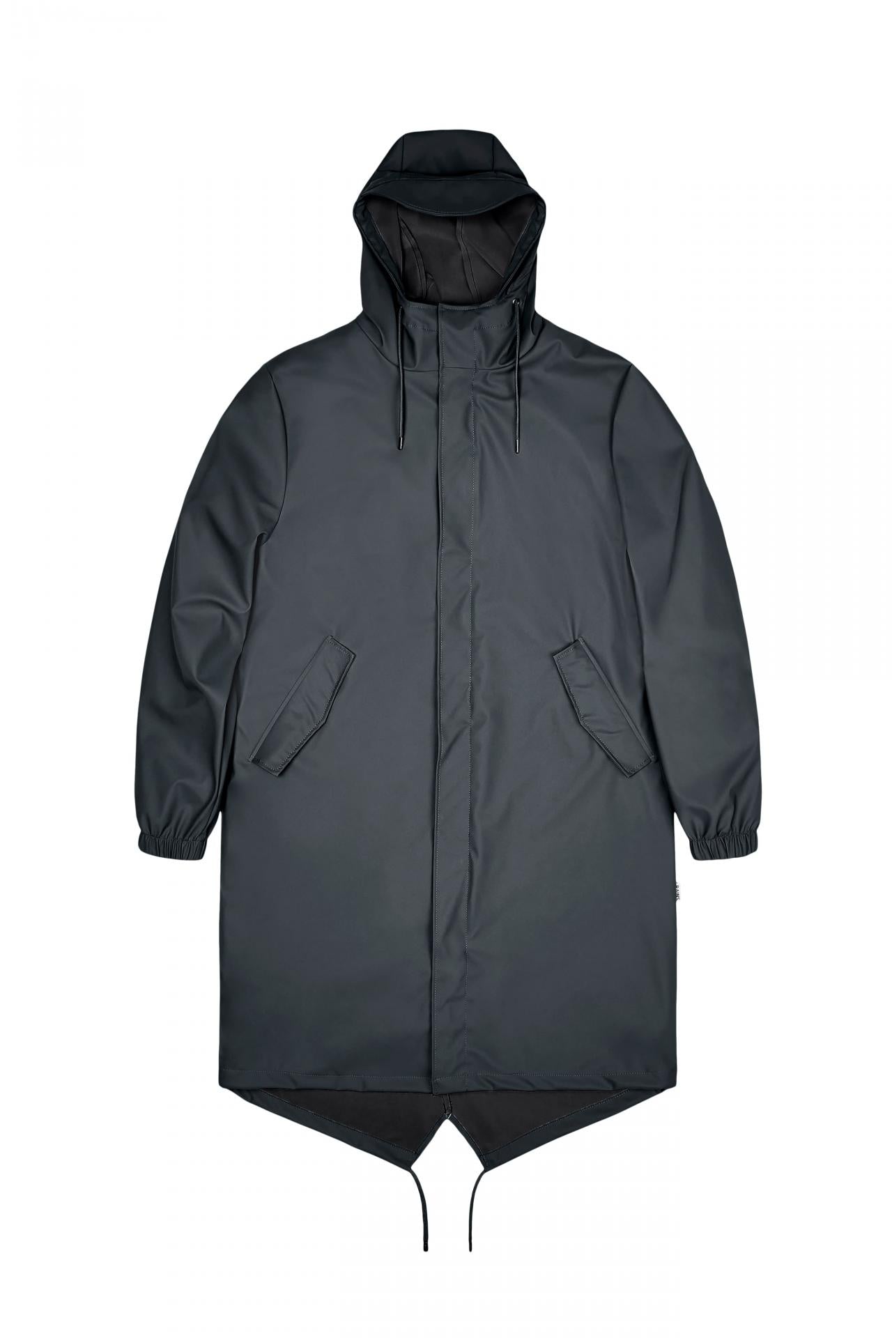 Rains Regenjacke Fishtail Parka Slate XS