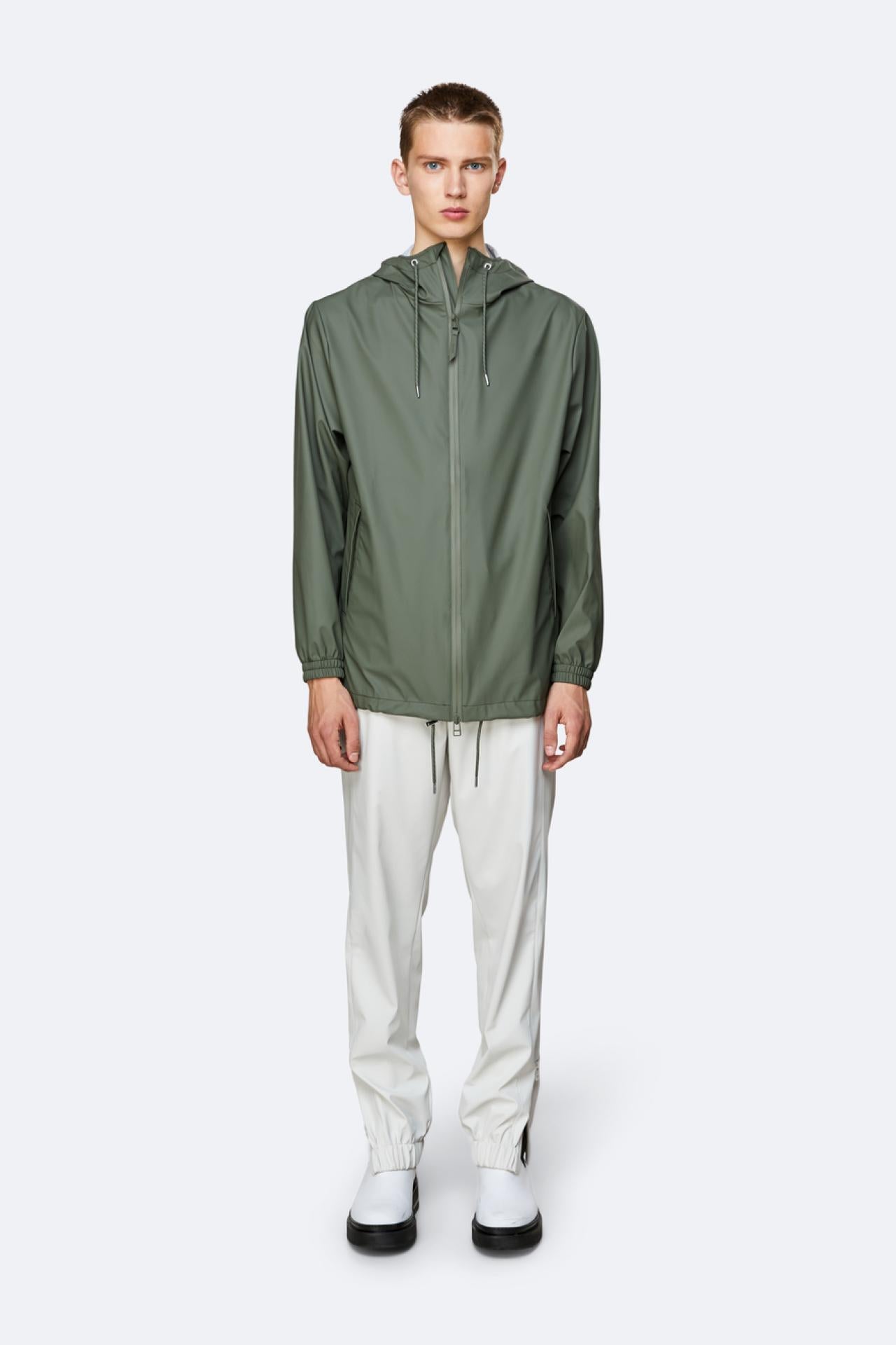 Rains Regenjacke Storm Breaker 1837 Olive - Größe: XS/S