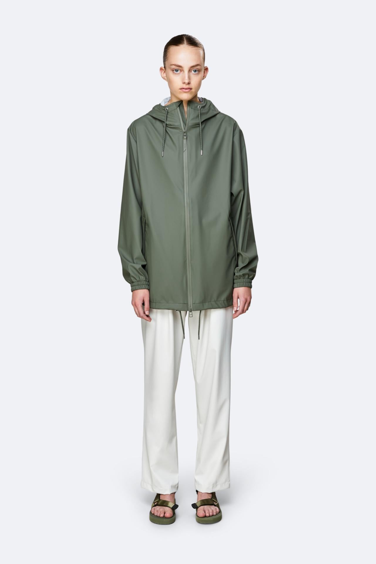 Rains Regenjacke Storm Breaker 1837 Olive - Größe: XS/S