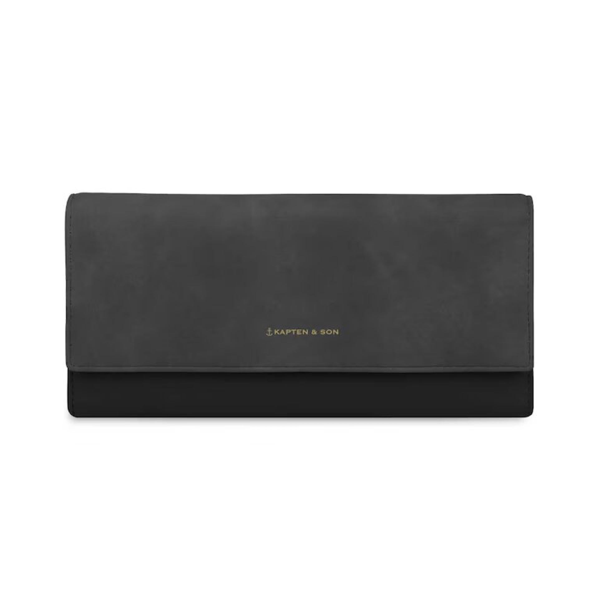 Kapten & Son Geldbörse Triomphe All Black