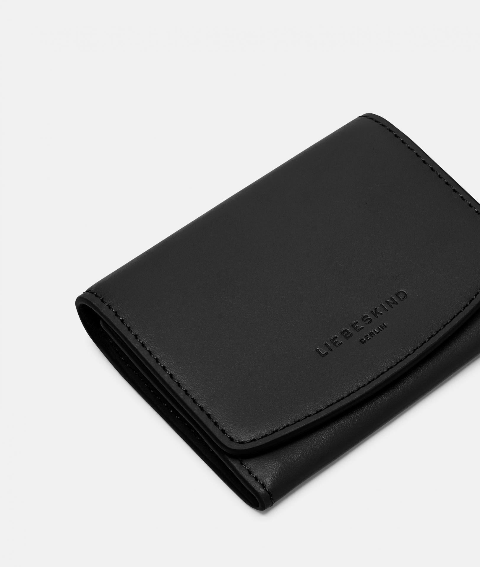 Liebeskind Berlin EZRA 2 CALF OPTIC GELDBEUTEL Leder Grau Schwarz