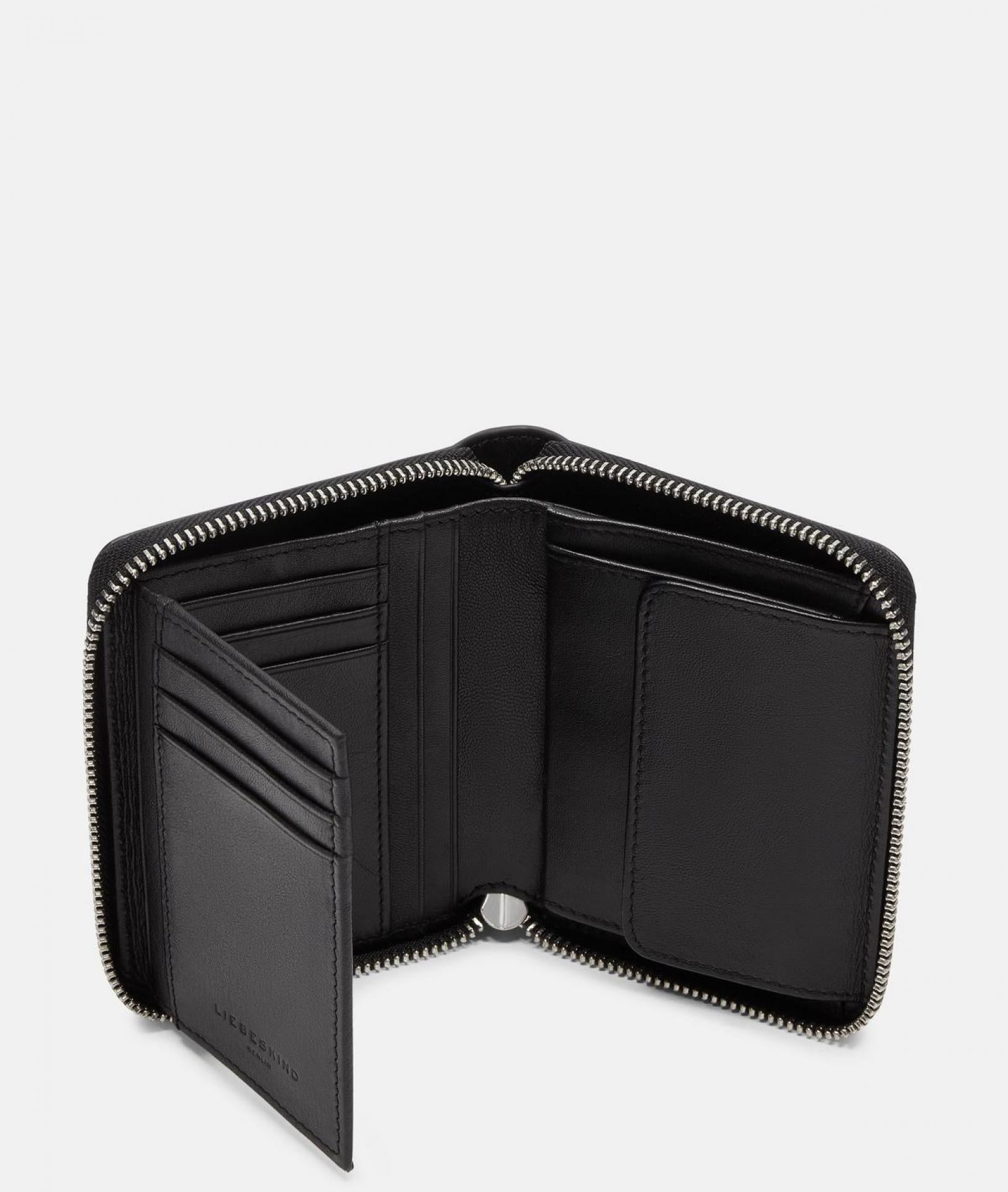 Liebeskind Berlin HERA SHEEP NATURAL Conny Geldbörse Small schwarz