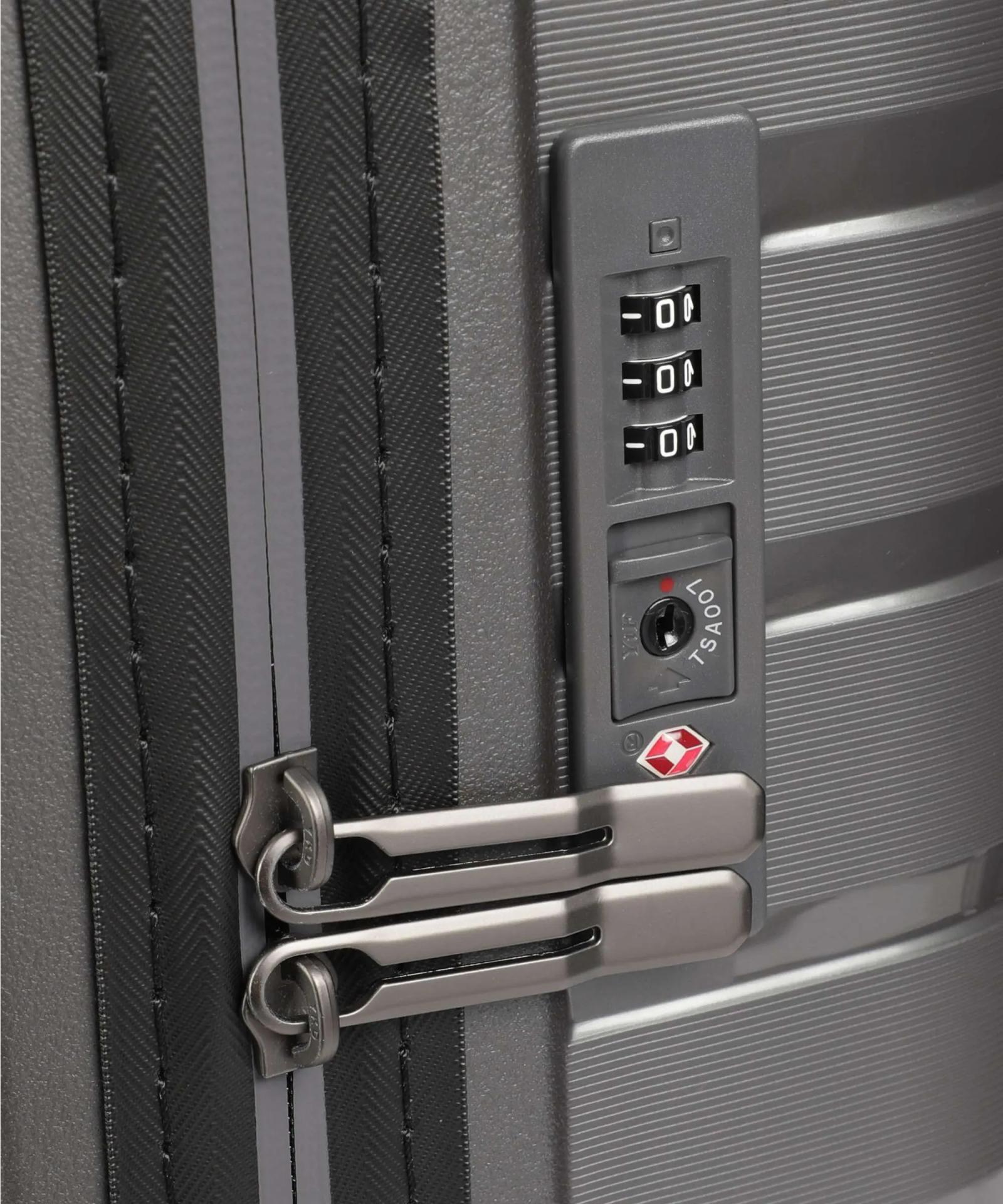 Travelite AIR BASE Trolley 4w S Slim Anthracite 35x55x25 cm