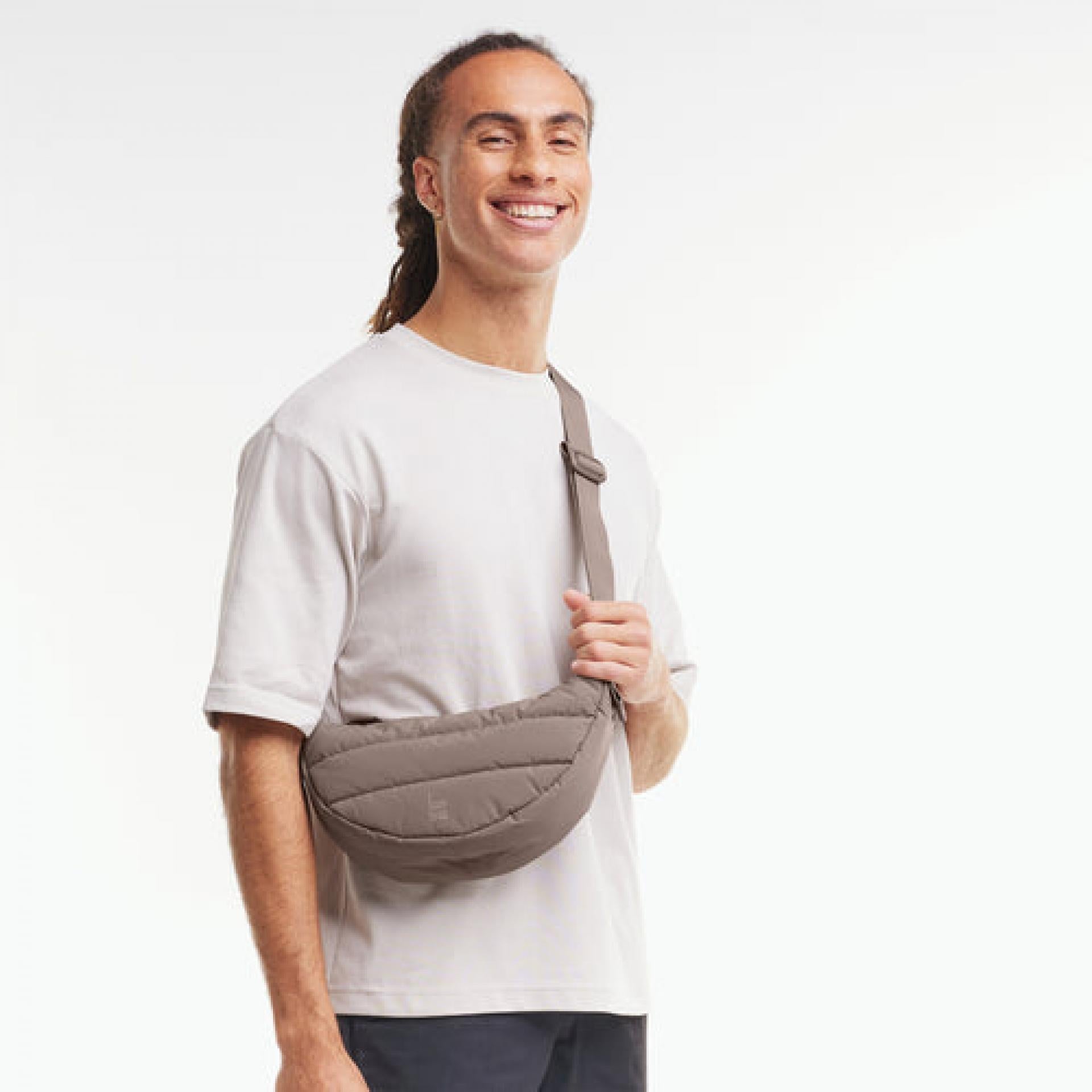 Got Bag PUFFER MOON BAG SMALL Monochrome oyster