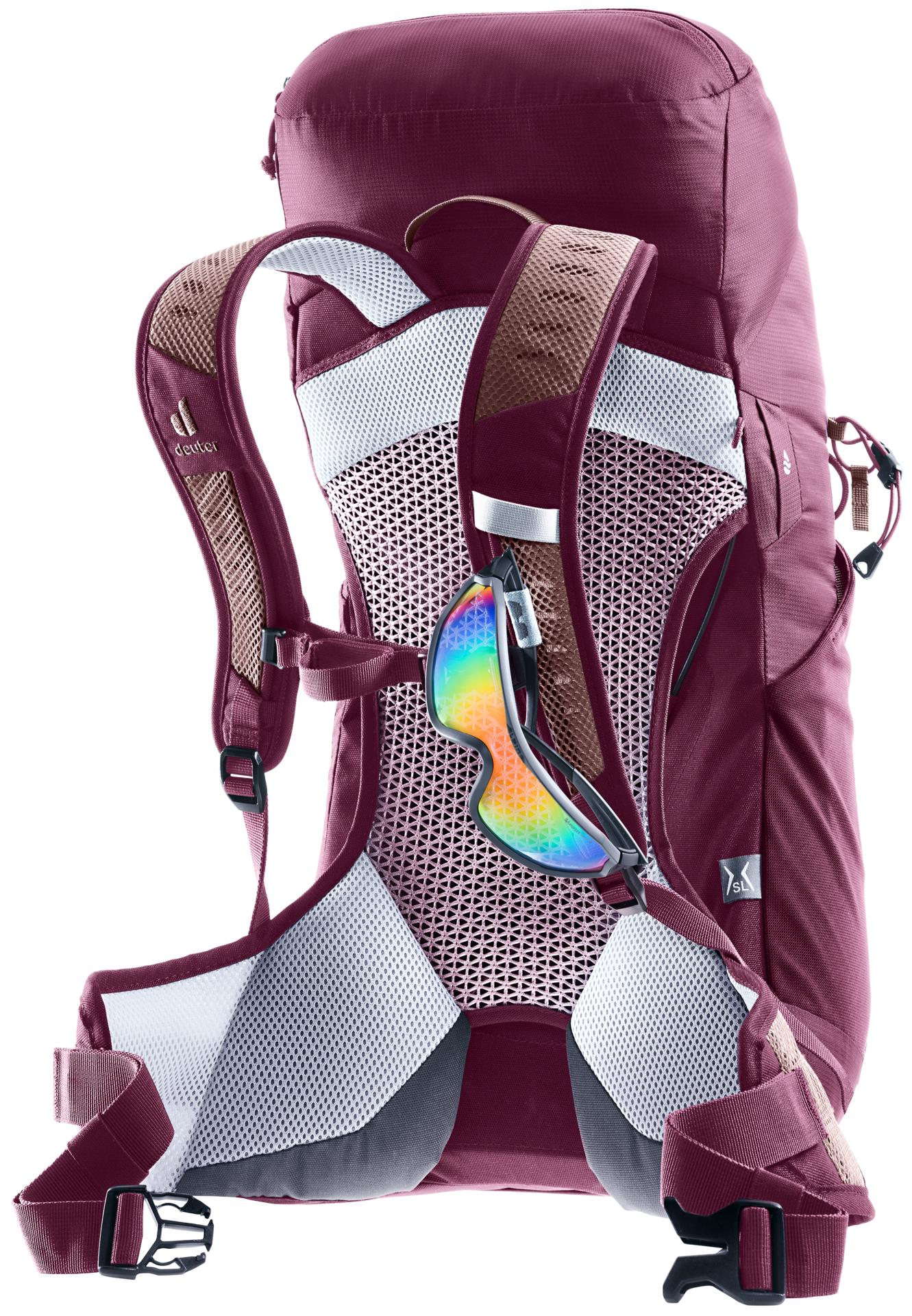Deuter AC Lite 22 SL Wanderrucksack Farbe ashrose-cassis