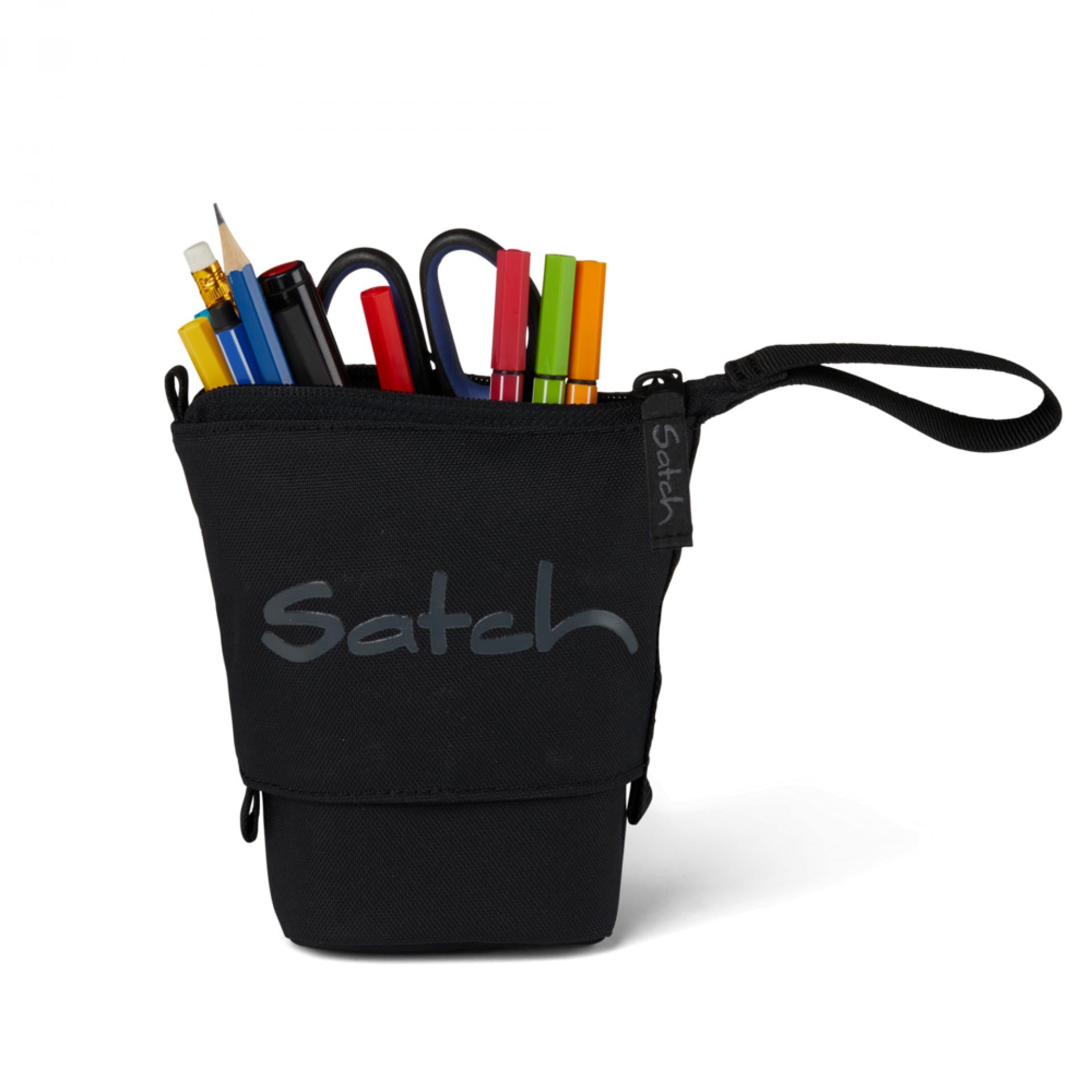 Satch Federmäppchen Pencil Slider - Farbe: Blackjack Schwarz