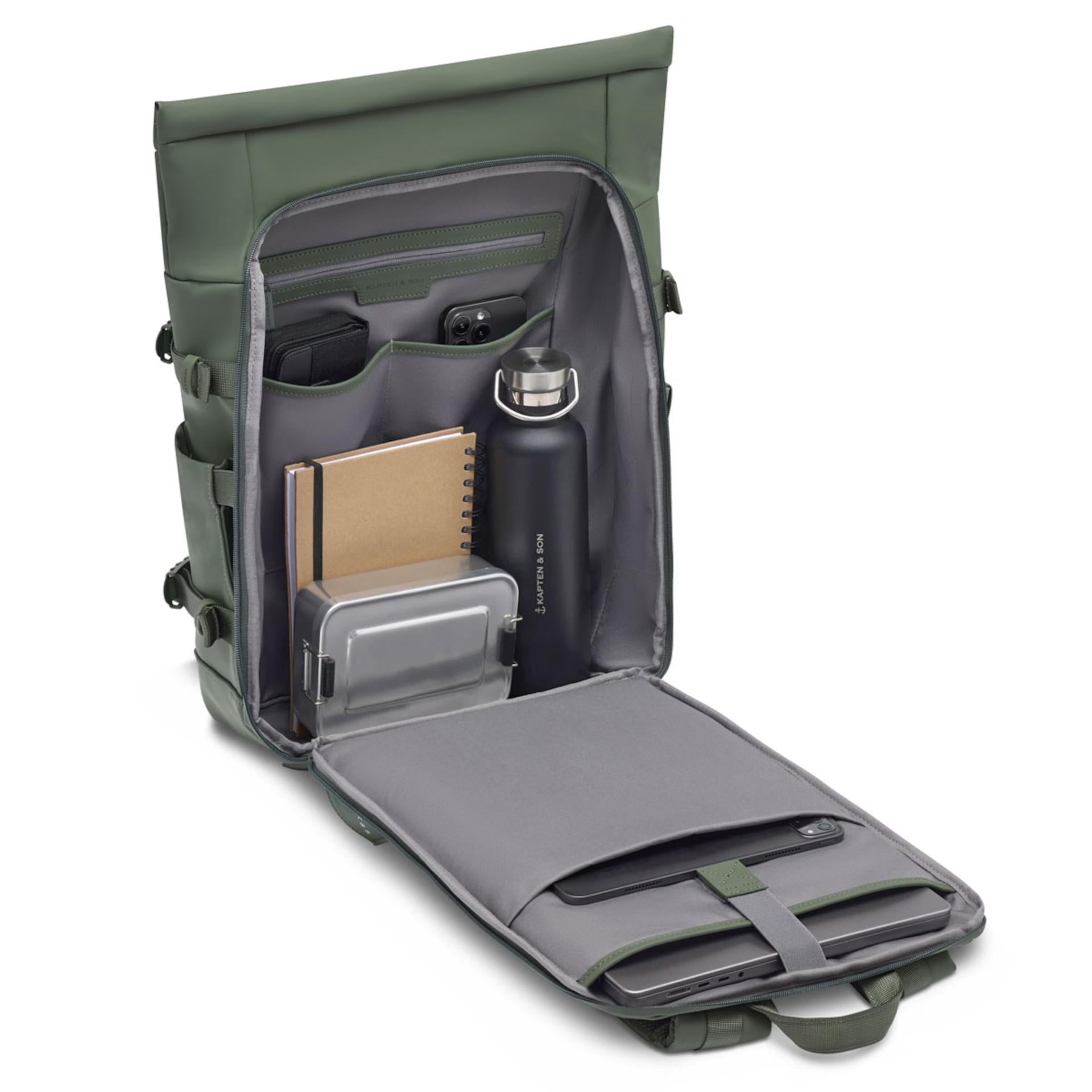 Kapten & Son Rucksack HELSINKI PRO DUSTY GREEN