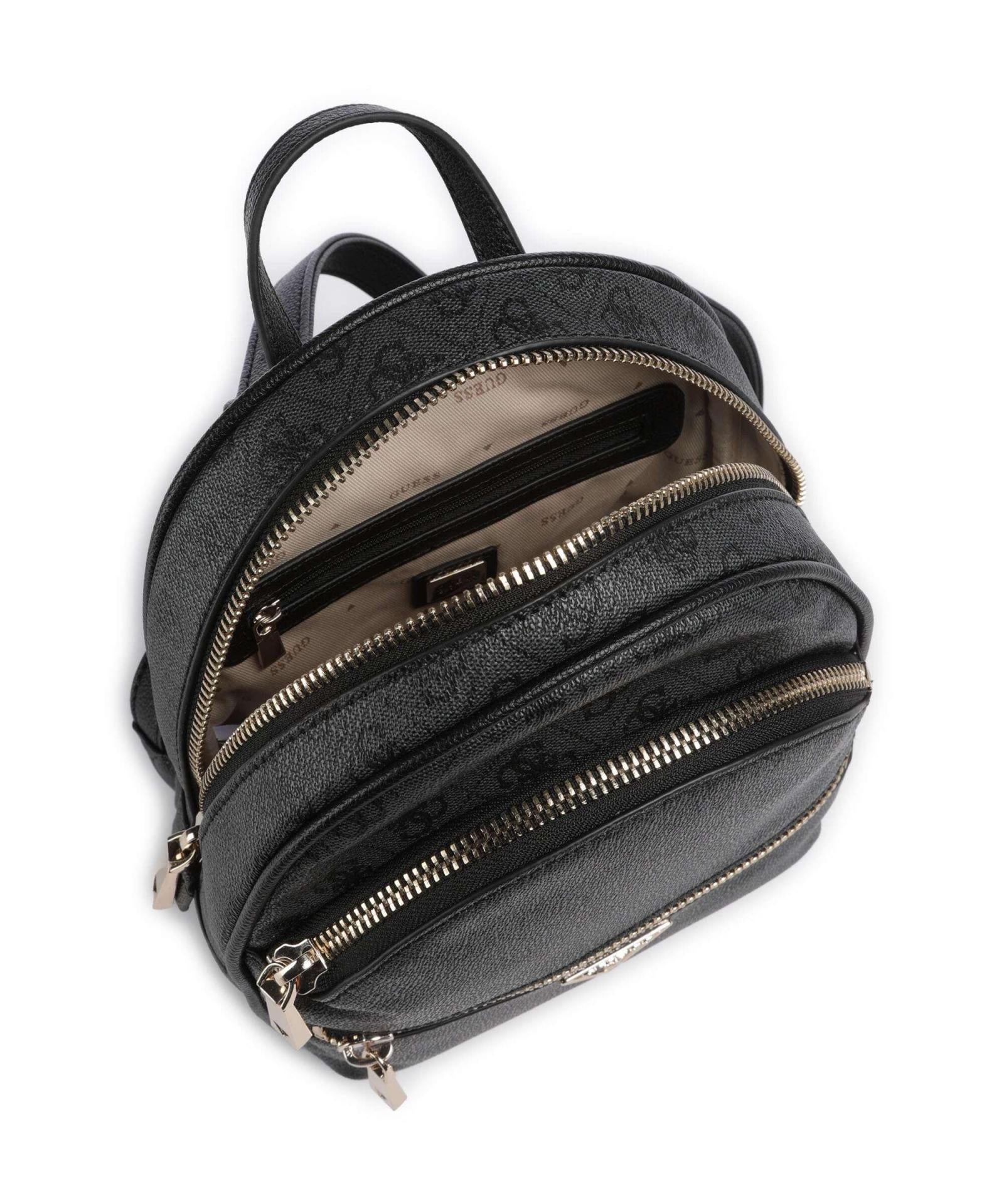 Guess Manhattan Rucksack Coal Logo