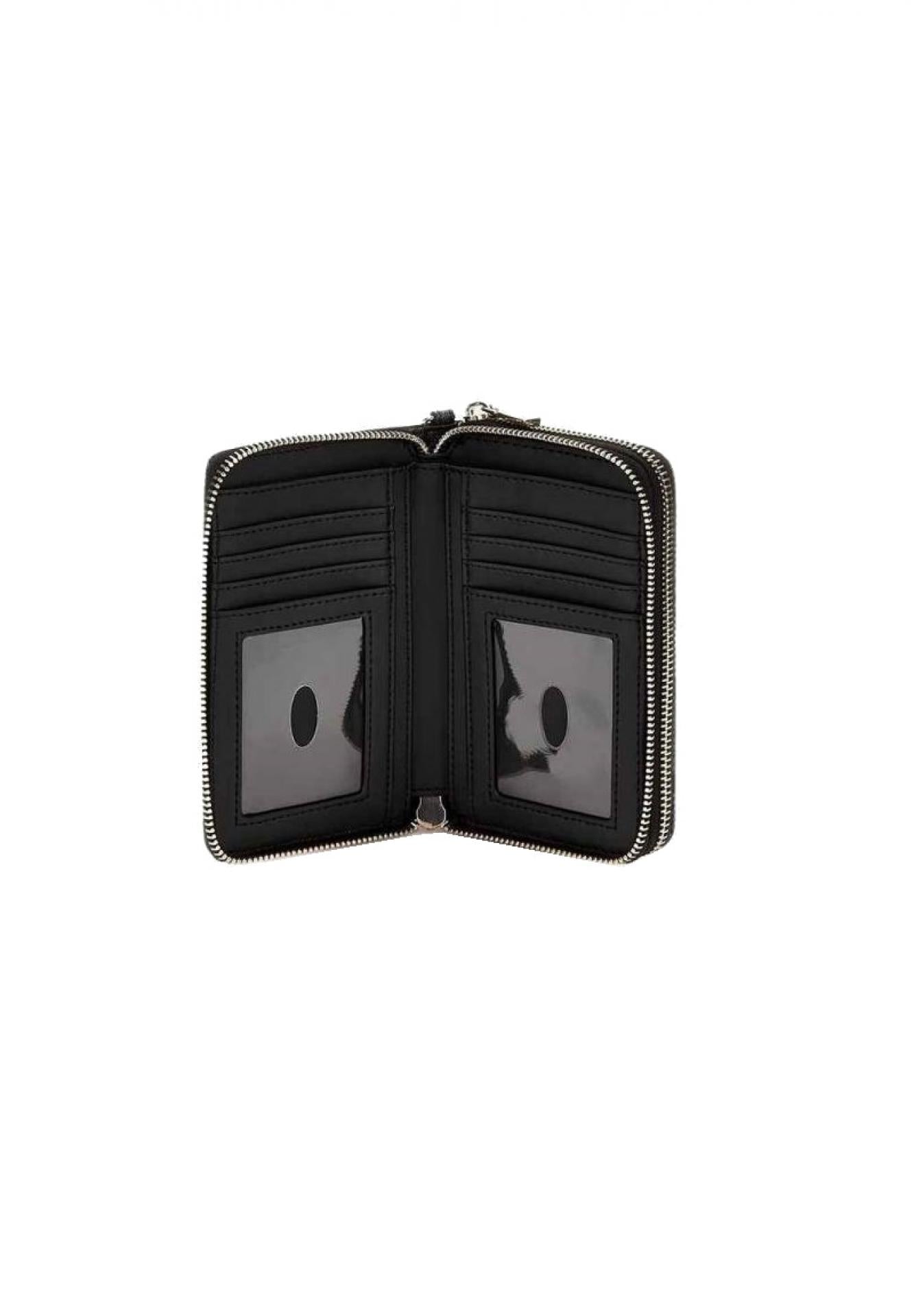 Guess LAUREL SLG MEDIUM DOUBLE ZIP Coal Logo