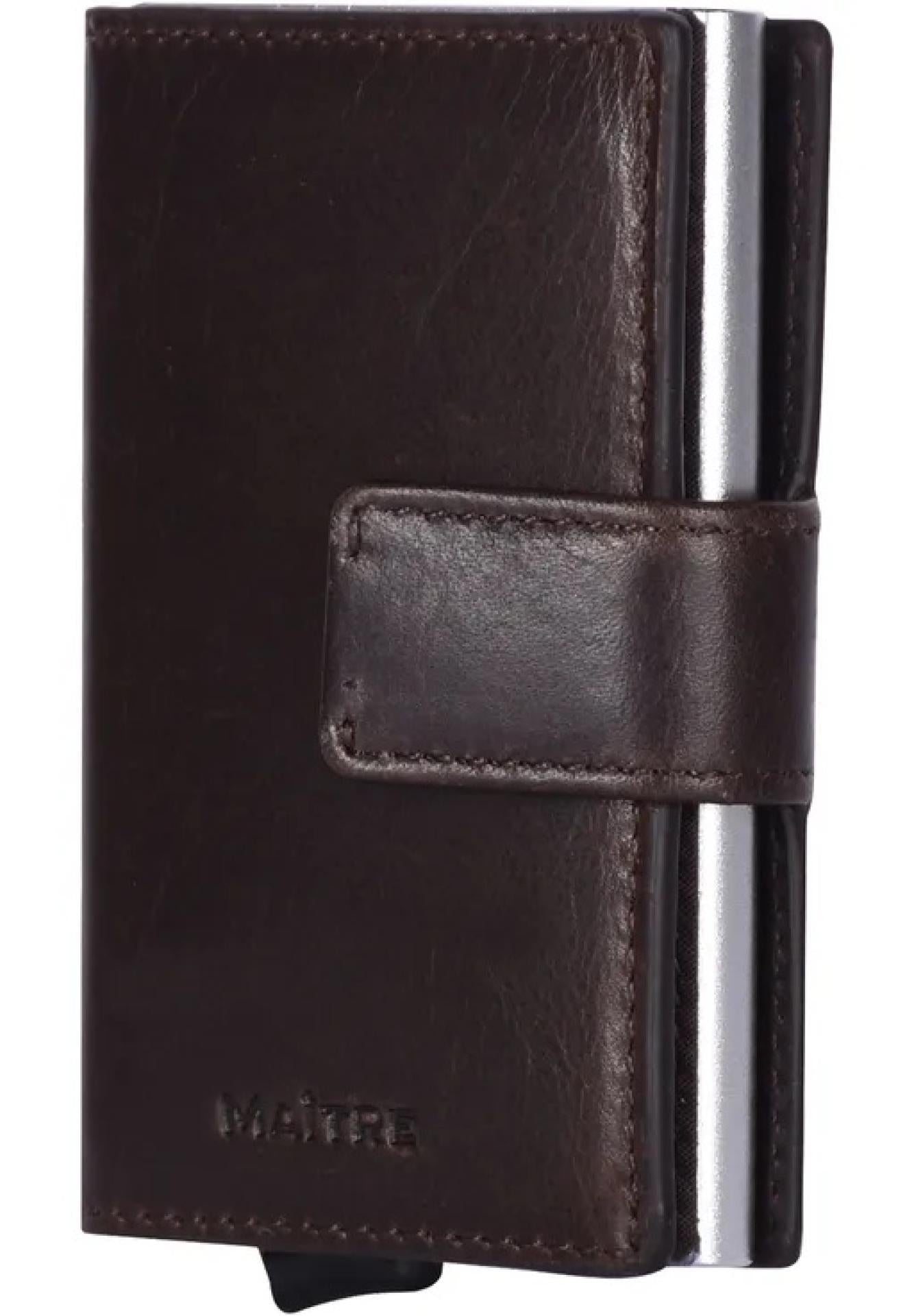 Maître BIRKHEIM Kartenhalter, RFID-Schutz, Leder d. braun