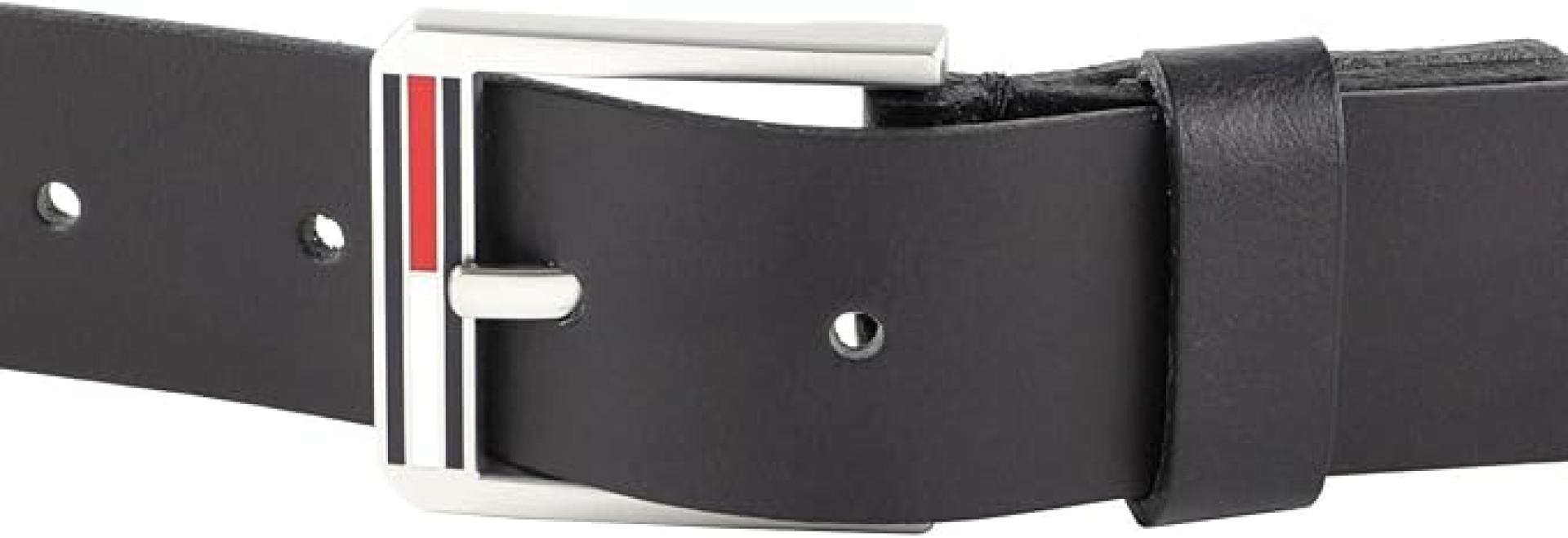 Tommy Hilfiger Gürtel TJM ESSENTIAL LEATHER Schwarz - Variante: 115 cm x 3,5 cm kürzbar