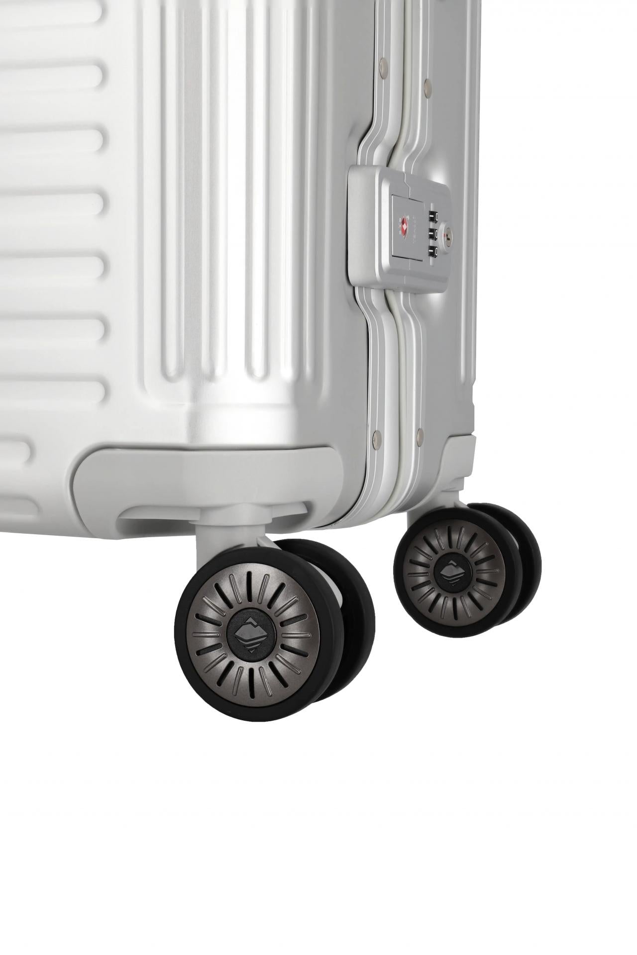 TRAVELITE NEXT 4w Trolley S mit Vortasche - Variante: Silber