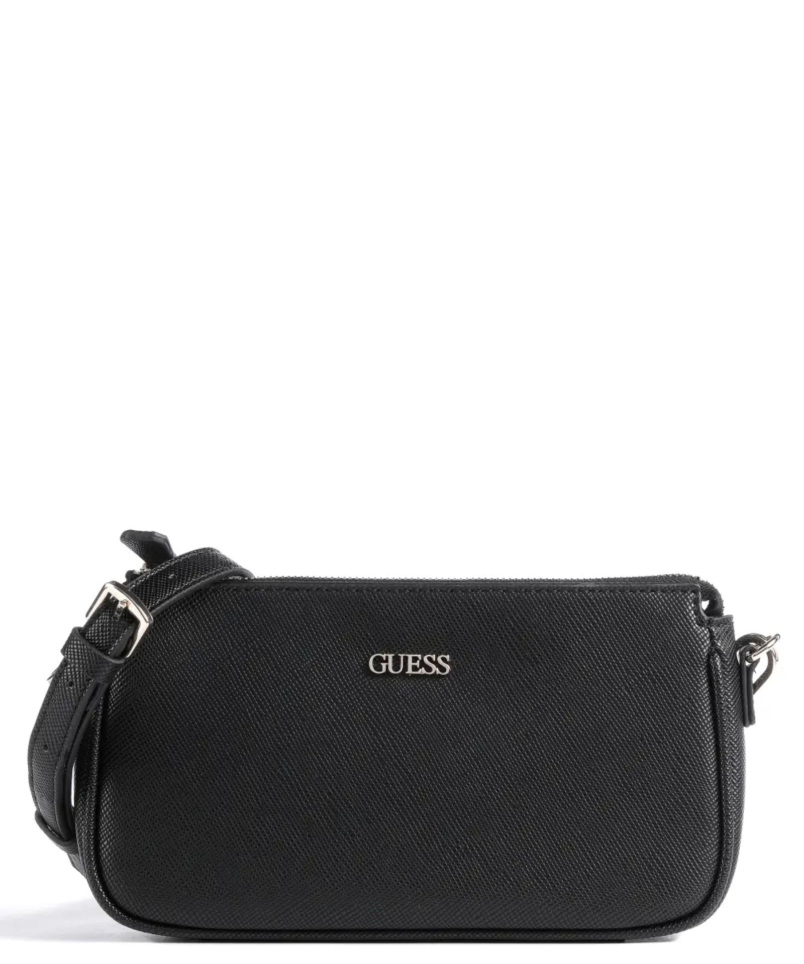 GUESS TASCHE NOELLE DBL POUCH CROSSBODY, Variante: schwarz