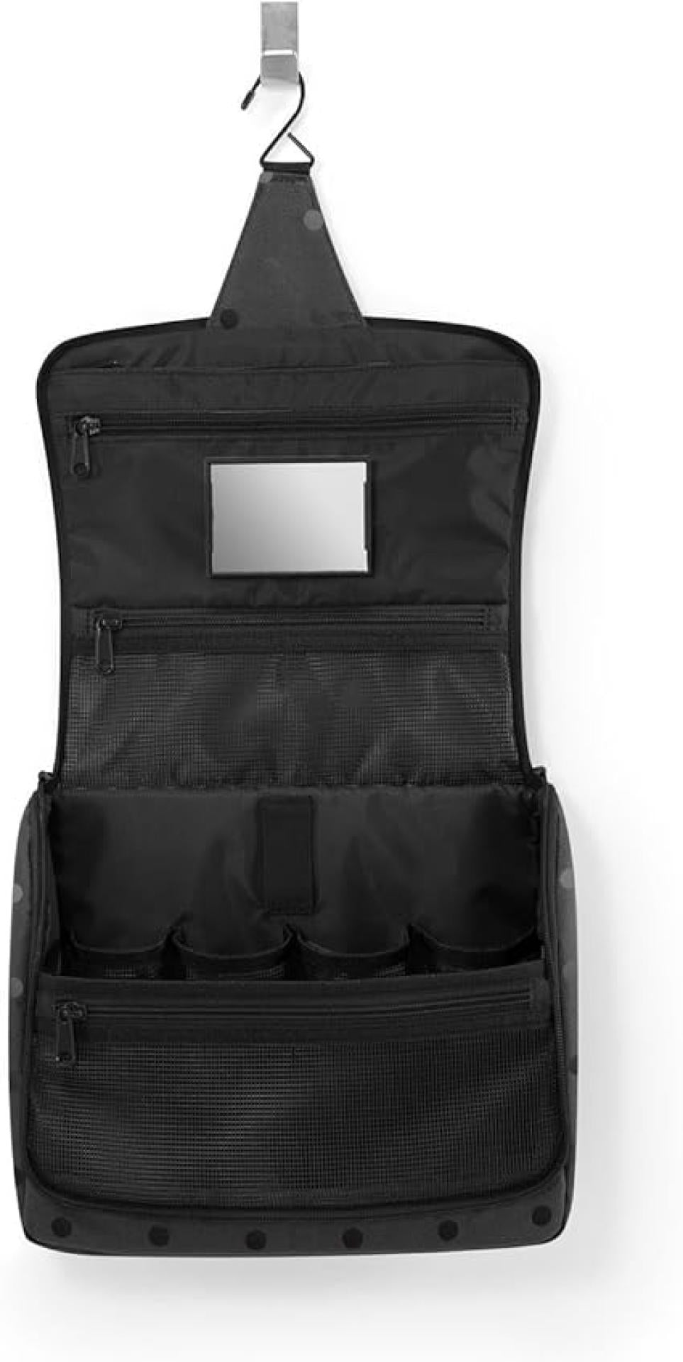 Reisenthel toiletbag XL glossy dots black