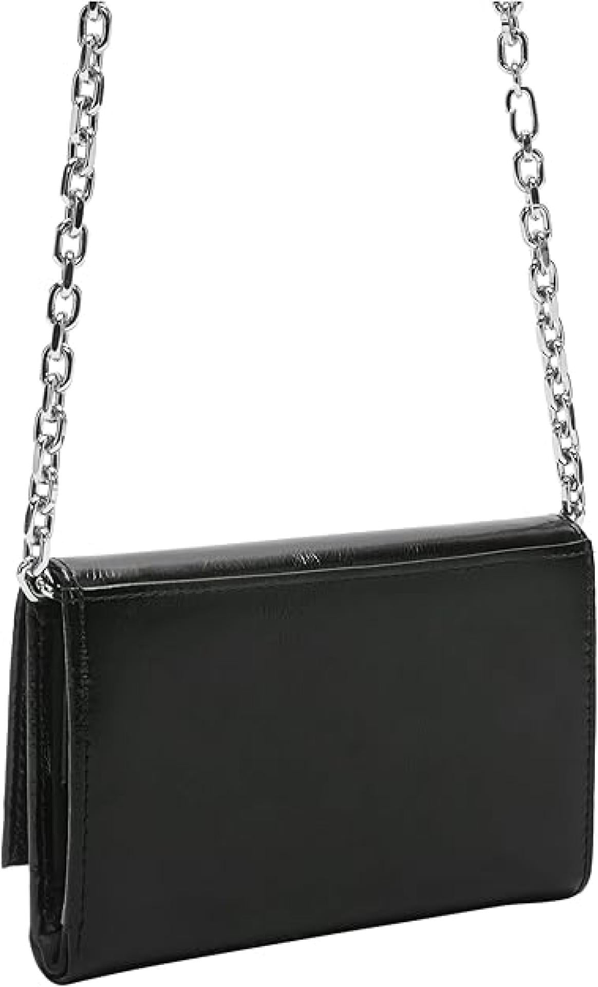 Liebeskind Berlin Handtasche Börse Malia L WALLET L Lack Distressed blackSchwarz